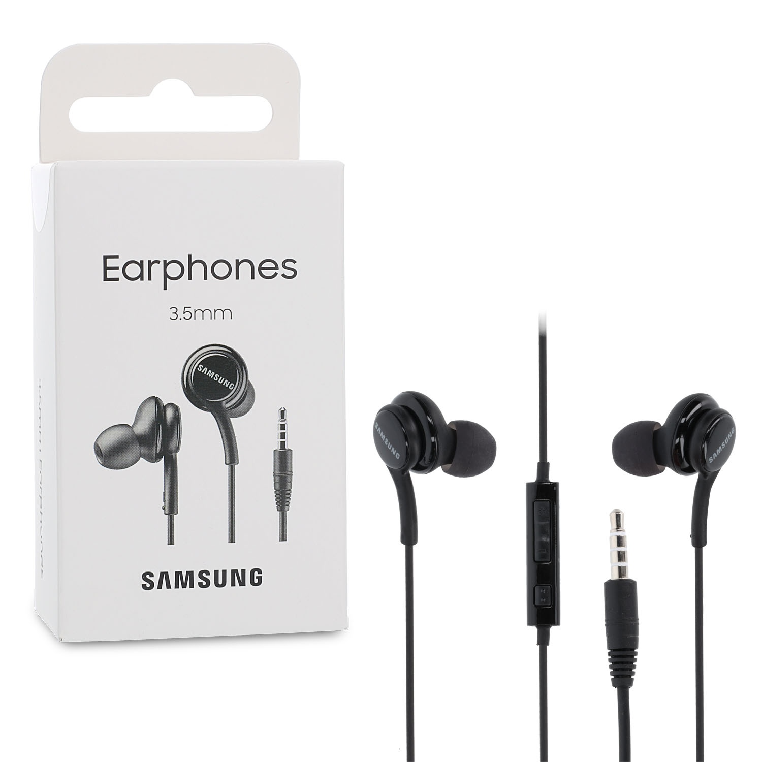 Samsung in Ear Stereo Headset EO-IA500BBEGWW 3,5mm Klinkenstecker, Schwarz Blister