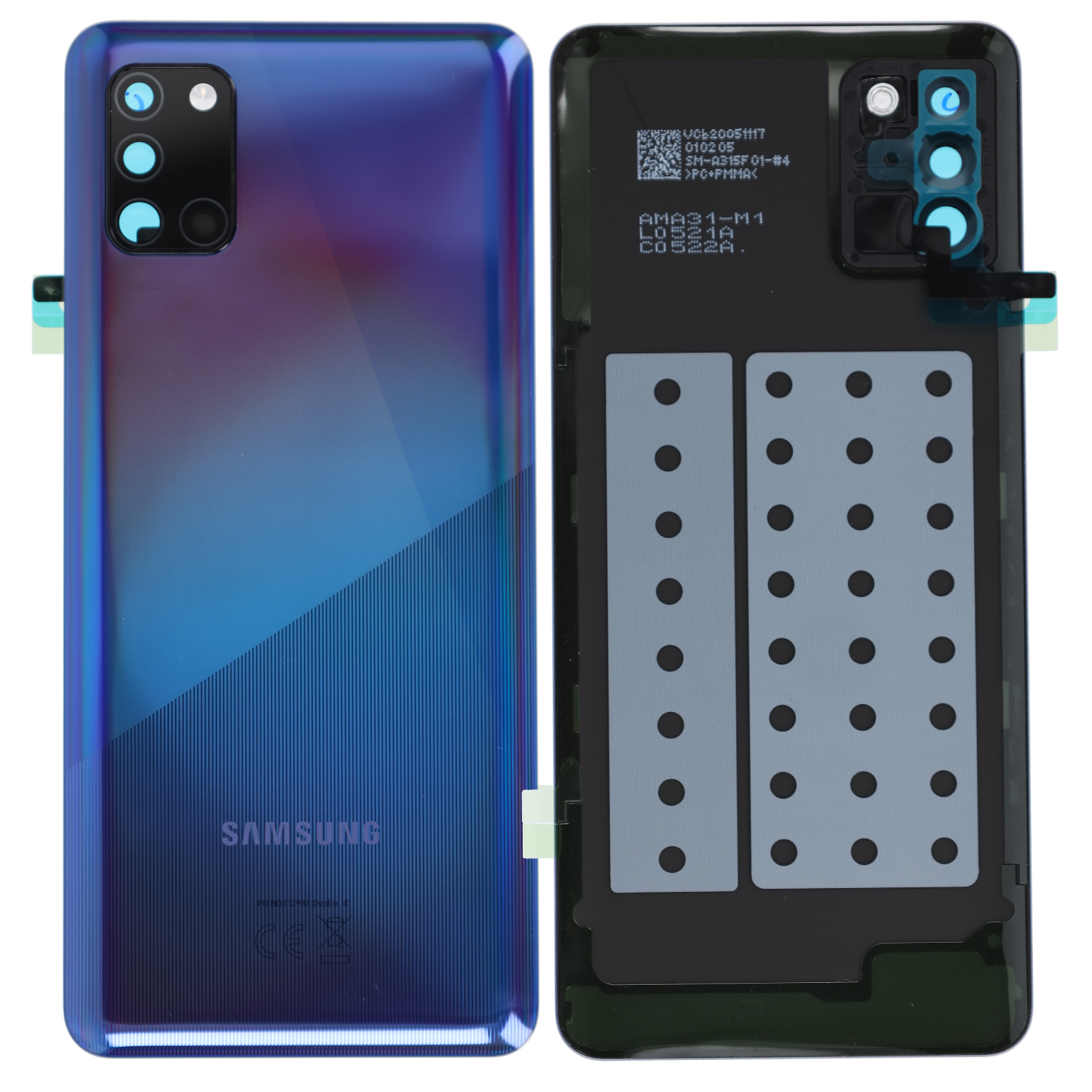 Samsung Galaxy A31 A315F Akkudeckel Blau Serviceware