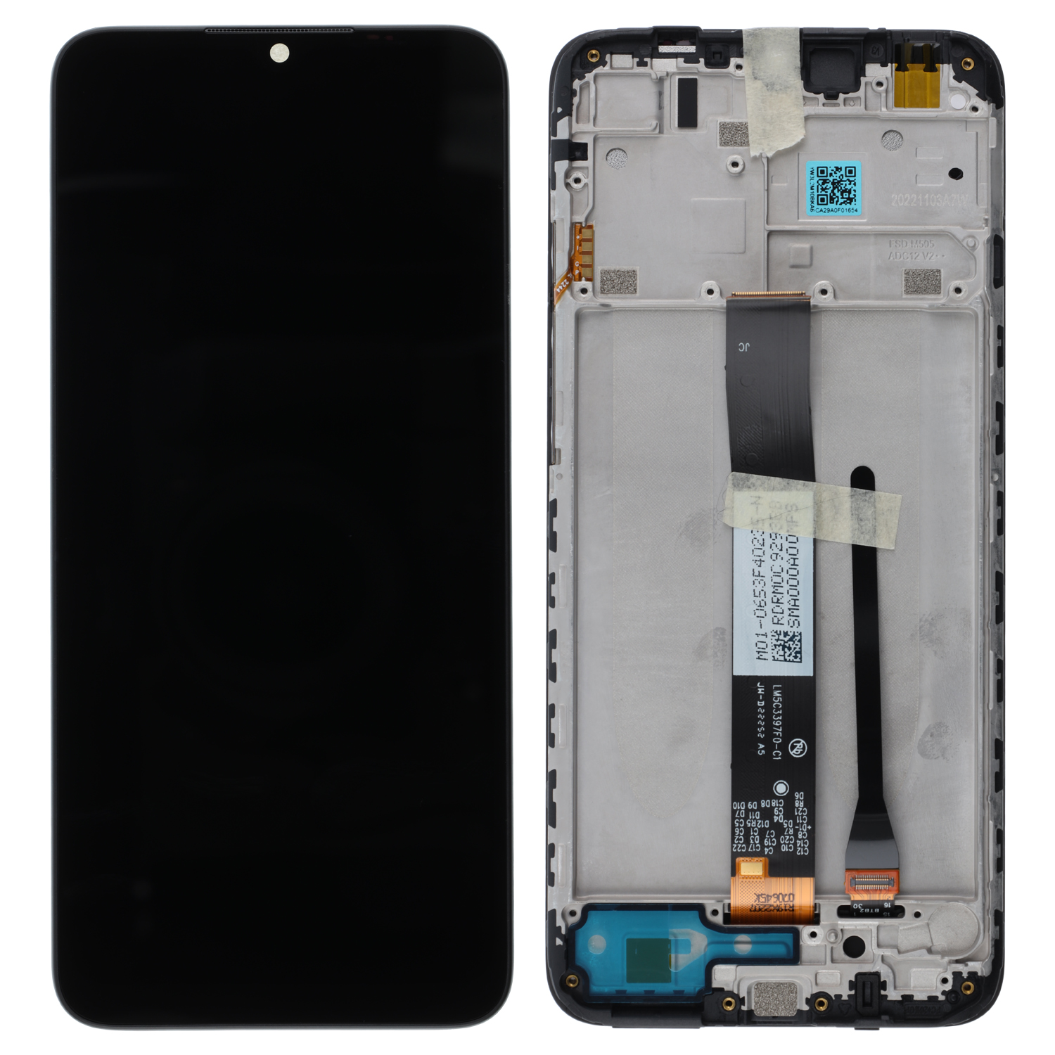 Xiaomi Redmi 10A (220233L2C) LCD Display, Schwarz