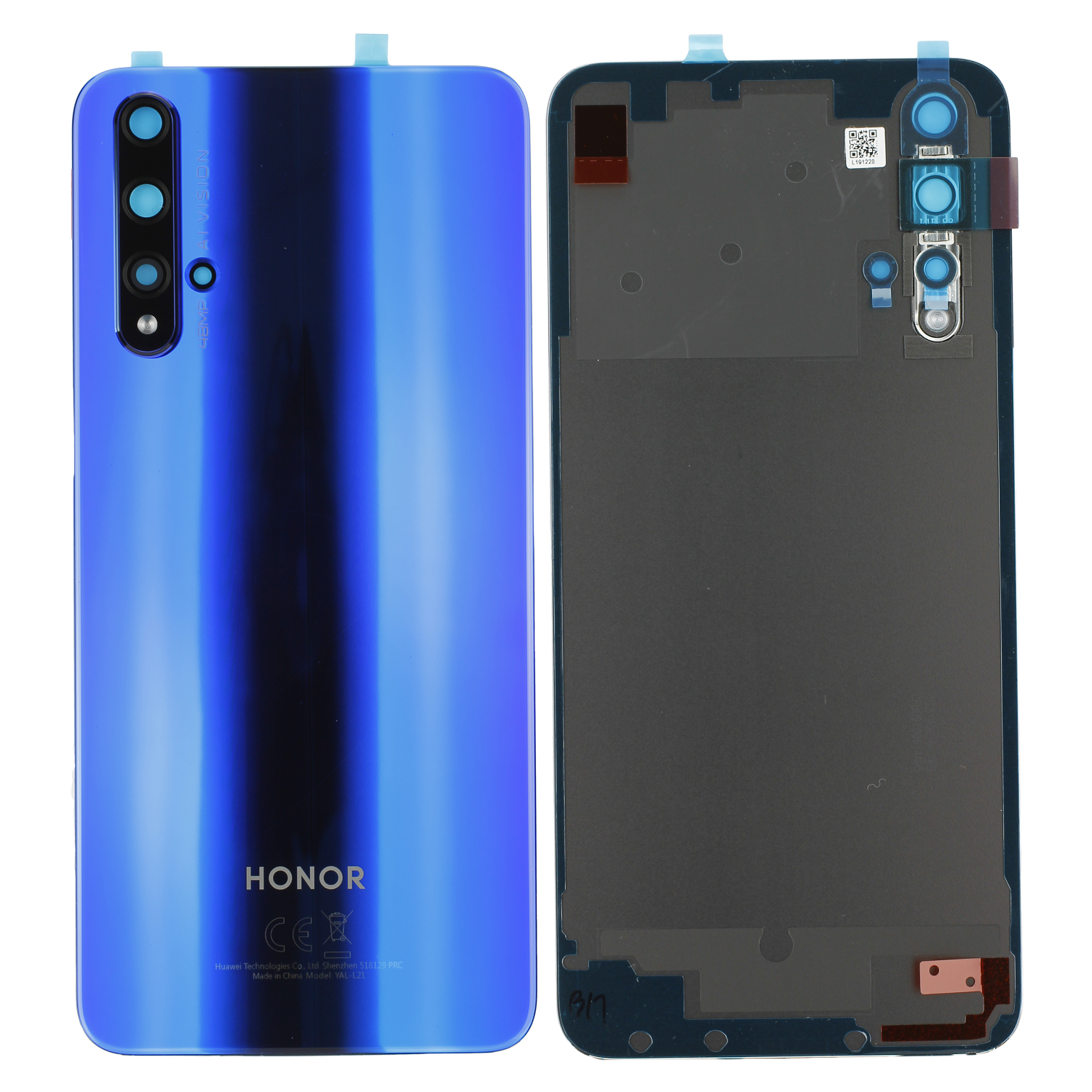 Huawei Honor 20 (YAL-AL00, YAL-L21) Battery Cover, Sapphire Blue
