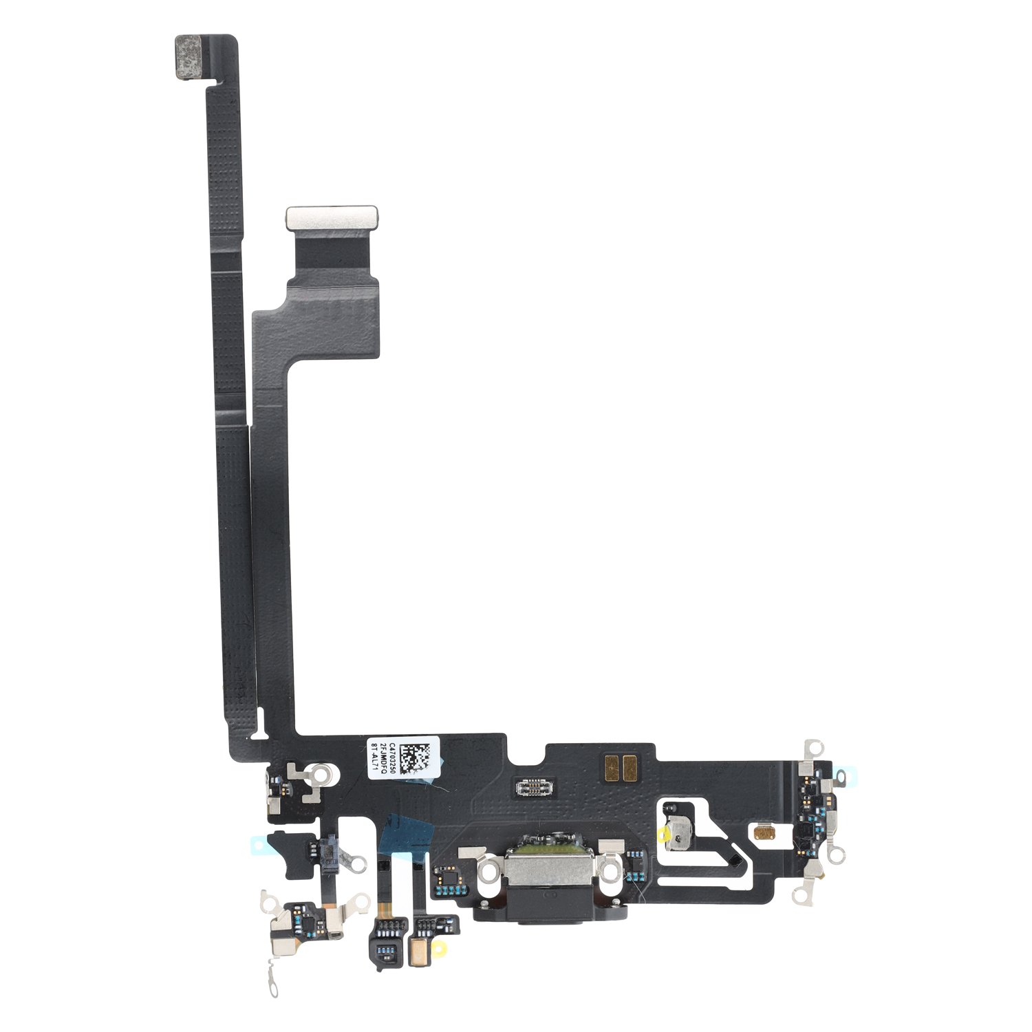 Dock + Audio Connector Flex Compatible to  iPhone 12 Pro Max (A2411), Graphite