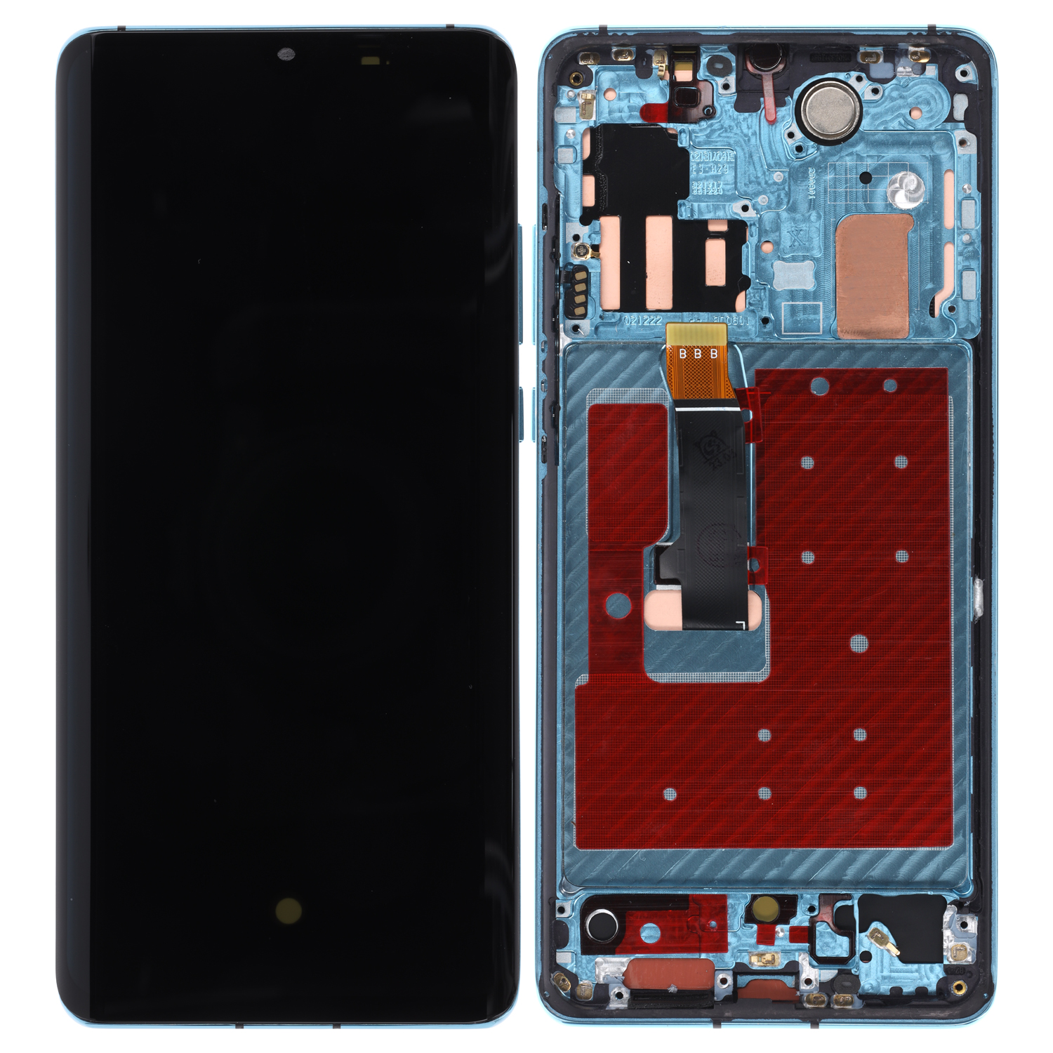LCD Display compatible to Huawei P30 Pro, Aurora Blue