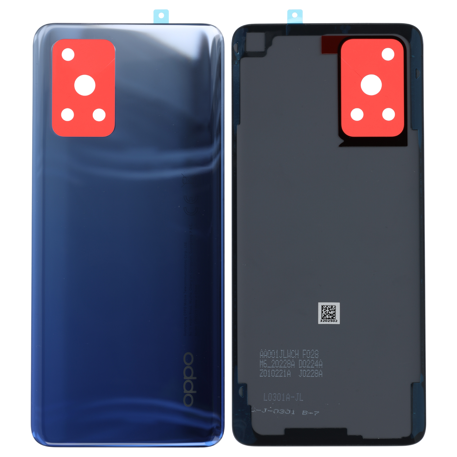 Oppo A74 (CHP2219), F19 (CPH2219)  Battery Cover, Blue