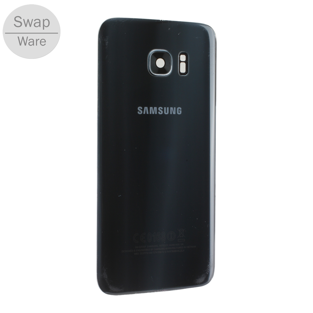 Samsung Galaxy S7 Edge G935F Akkudeckel, Schwarz **Swap B Grade