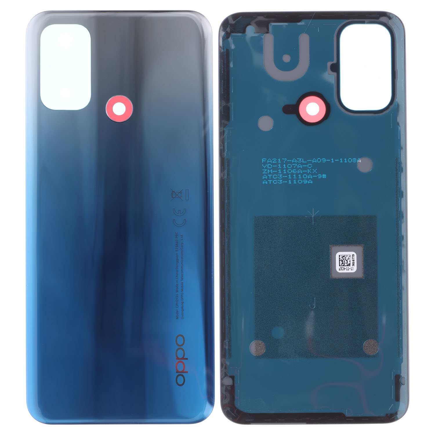 Oppo A53 (CPH2127, CPH2131), A53s (CPH2139, CPH2135) Battery Cover, Blue