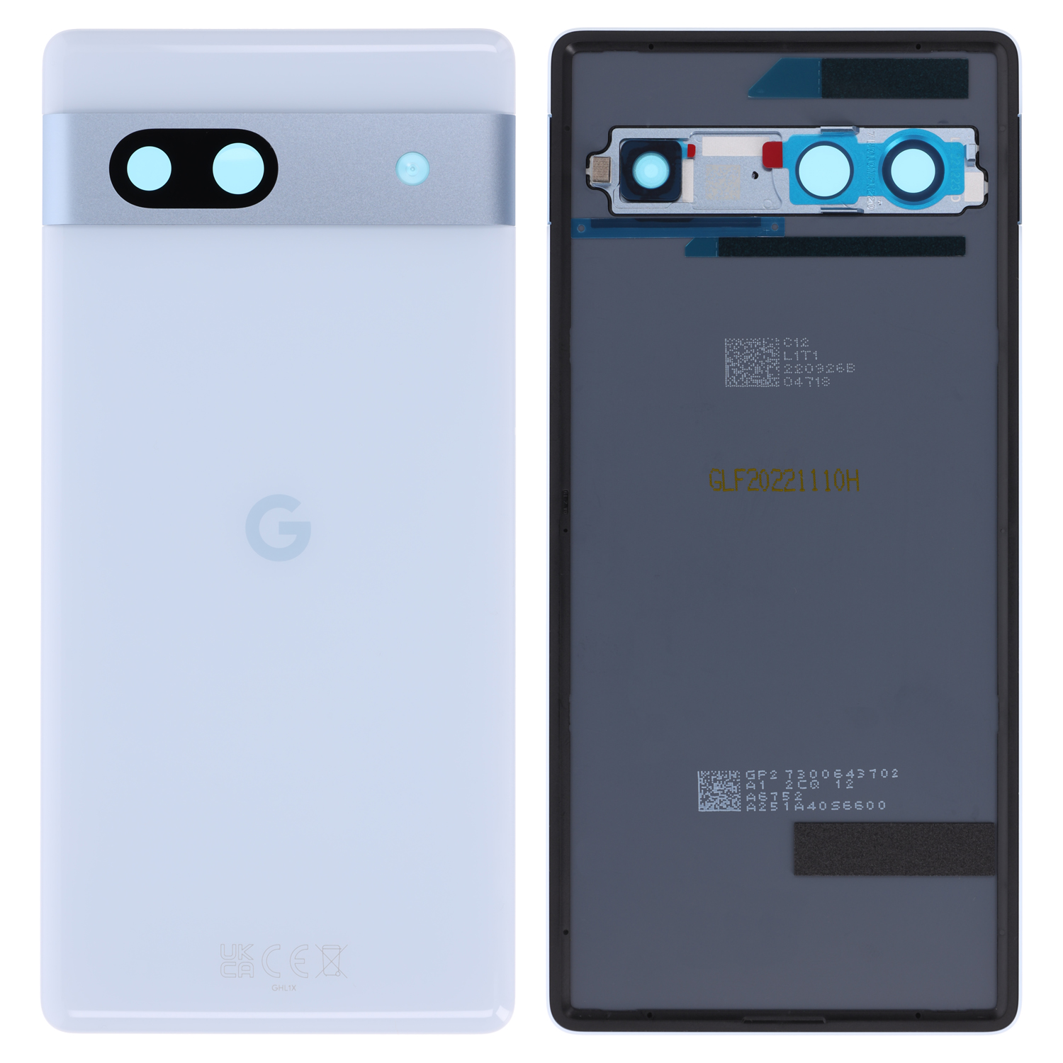 Google Pixel 7a Battery Cover, Sea