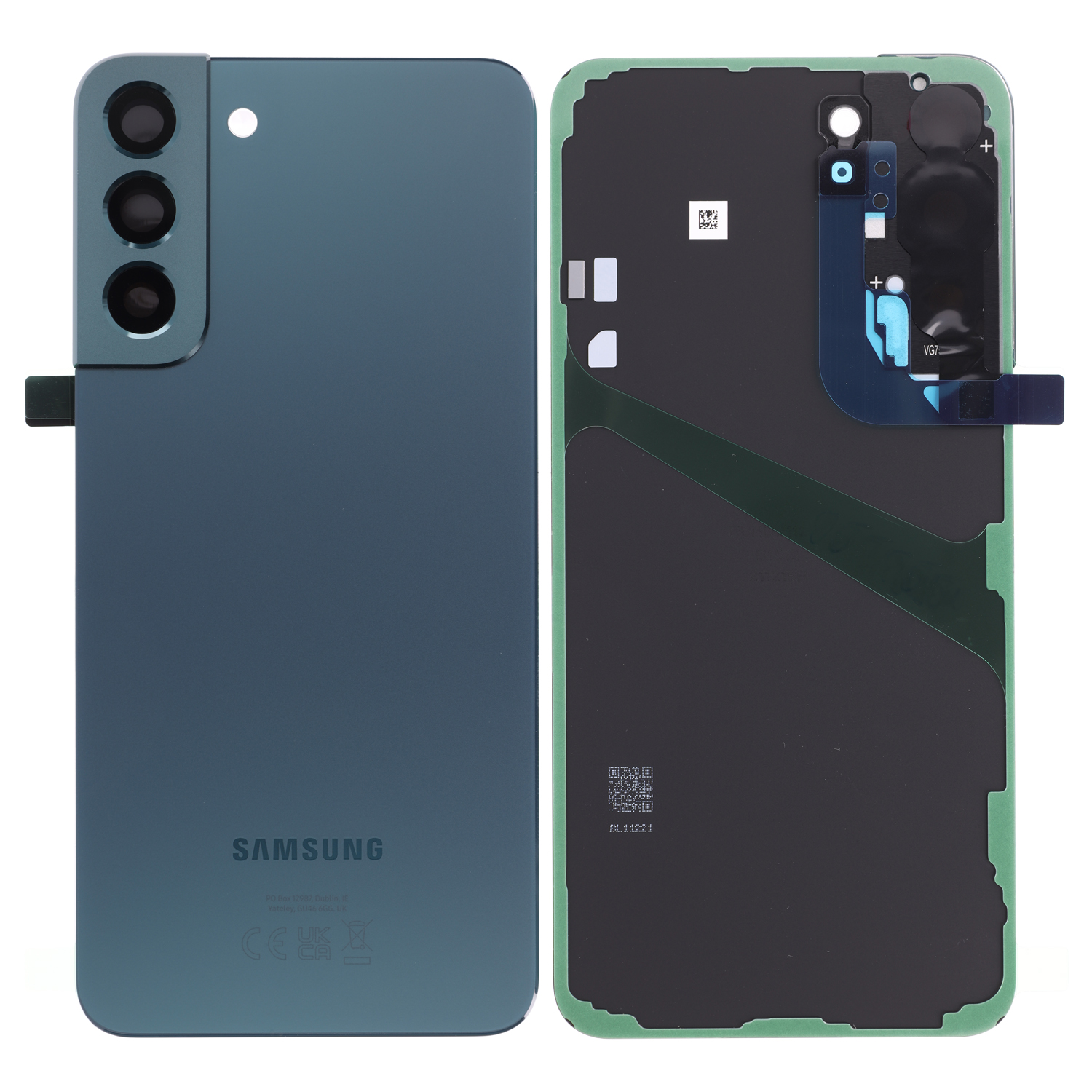 Samsung Galaxy S22+ 5G S906B Akkudeckel, Grün Serviceware