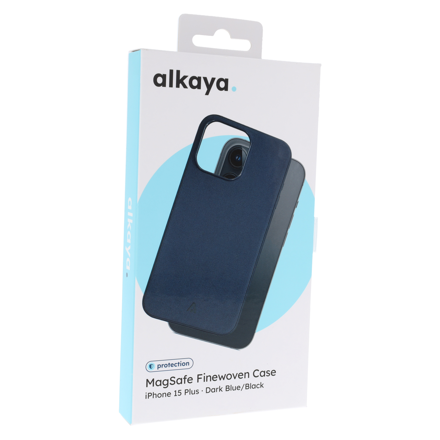 alkaya. | LUCID MagSafe Handy Schutzhülle Fine Woven  iPhone 15 Plus, Dark Blue
