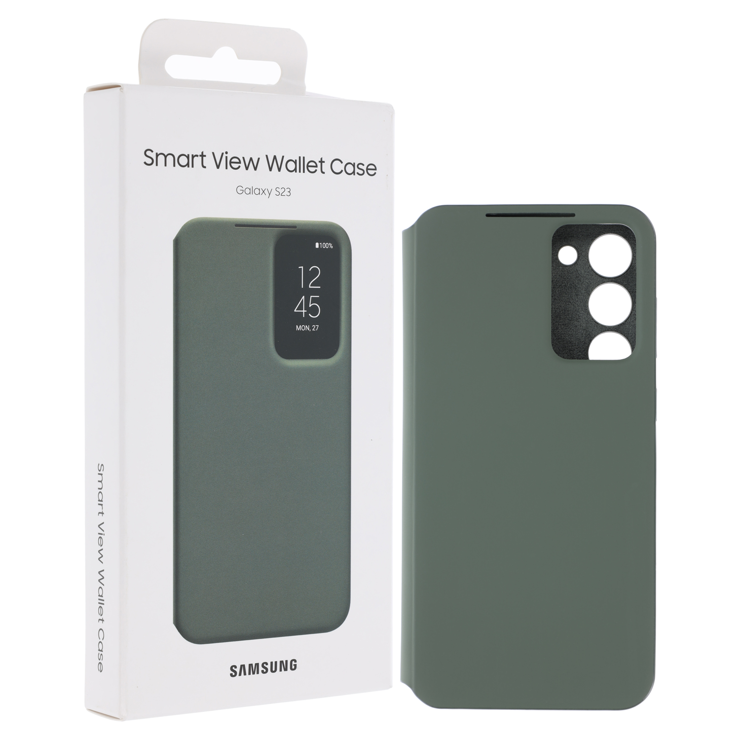 Samsung Galaxy S23 S911B Smart View Wallet Cover EF-ZS911CBEGWW, Khaki