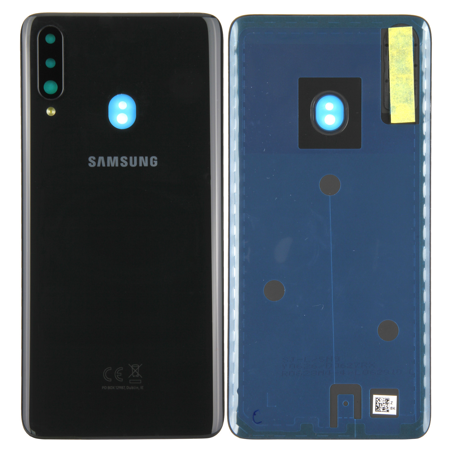 Samsung Galaxy A20s A207F Akkudeckel, Schwarz