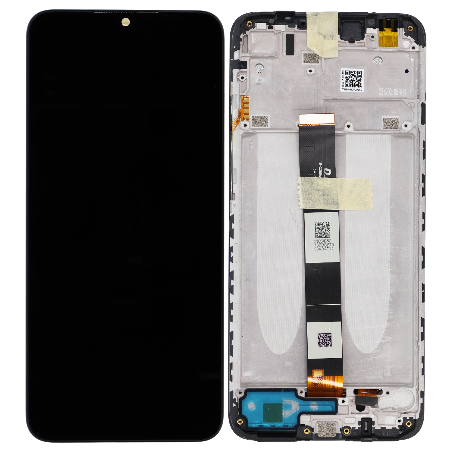 Xiaomi Redmi 9A / 9C LCD Display, Black Serviceware