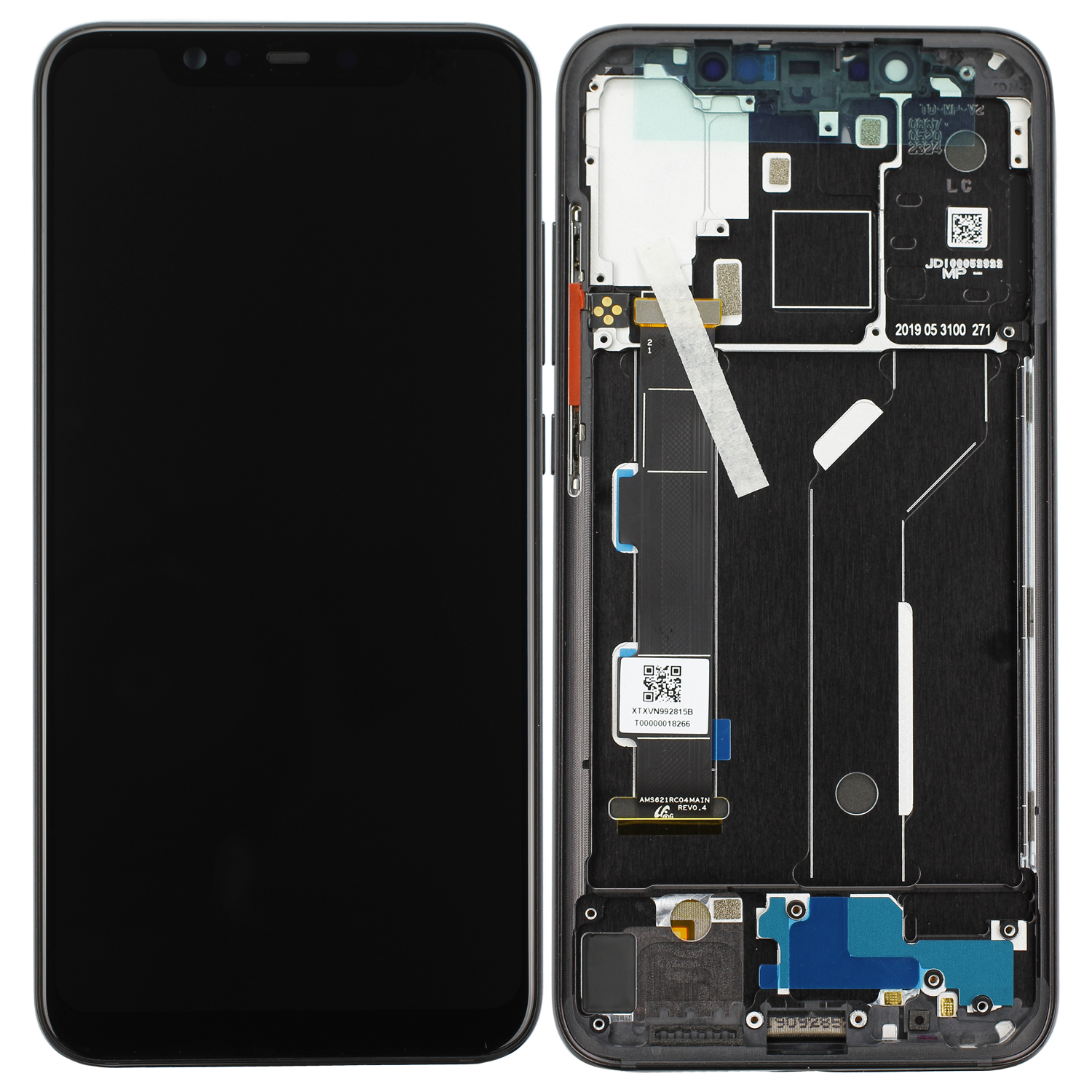 Xiaomi Mi 8 2018 (M1803E1A) LCD Display, Schwarz