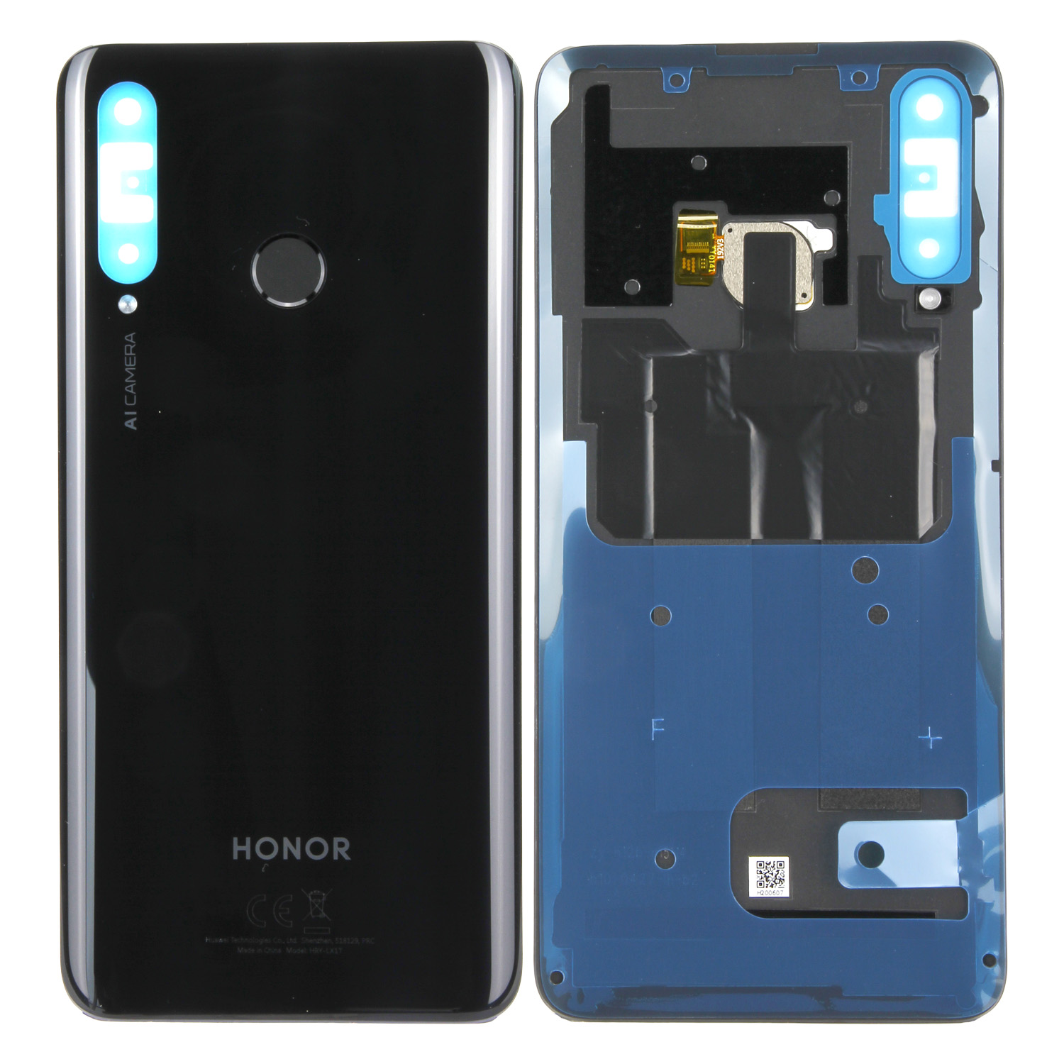 Huawei Honor 20 Lite (HRY-LX1T) Akkudeckel, Magic Night Black