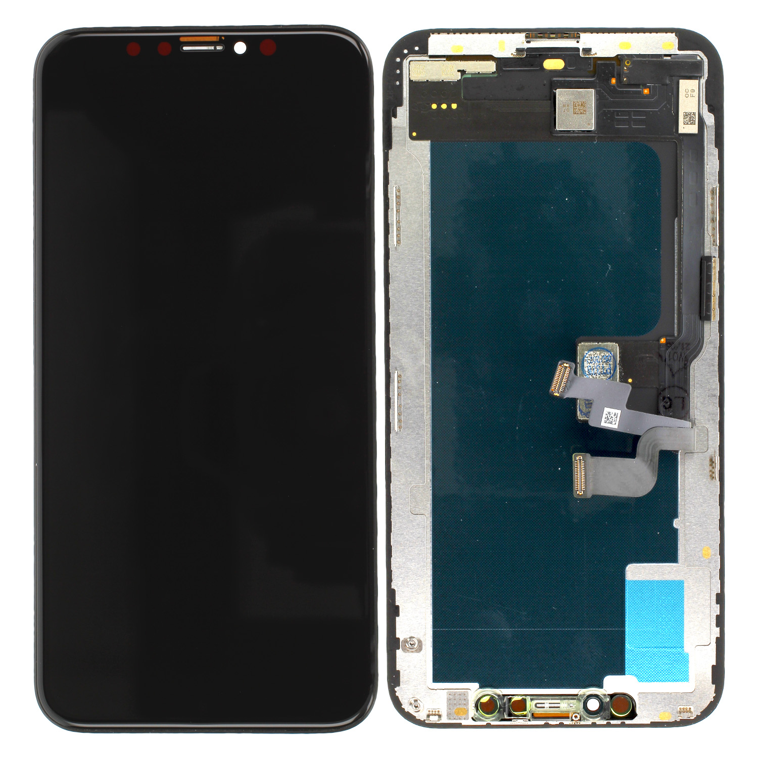 LCD Display kompatibel mit iPhone XS, Schwarz Soft-OLED
