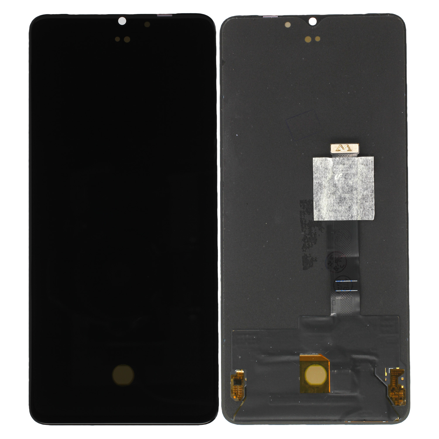 OLED Display compatible with OnePlus 7T, Schwarz without frame
