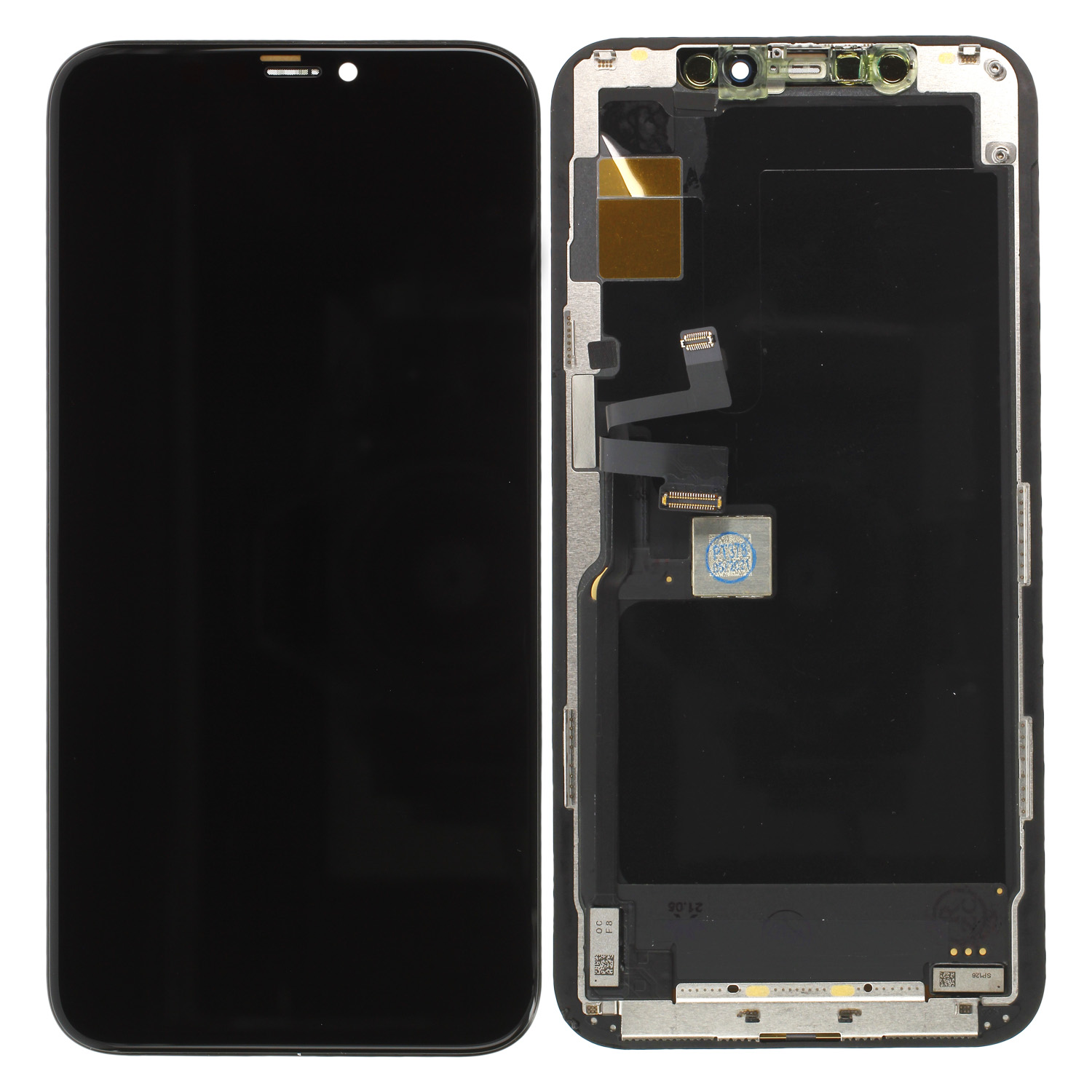 LCD Display compatible with iPhone 11 Pro, Black Soft-OLED (LG-Version)