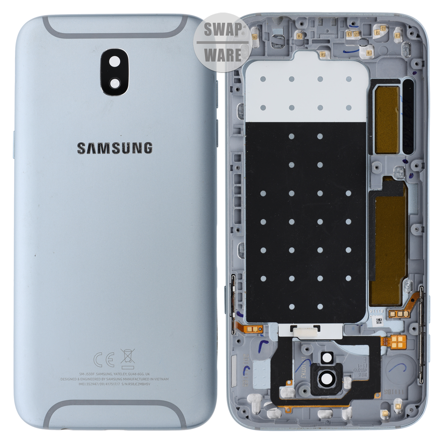 Samsung Galaxy J5 2017 J530F Battery Cover, Blue Swap**