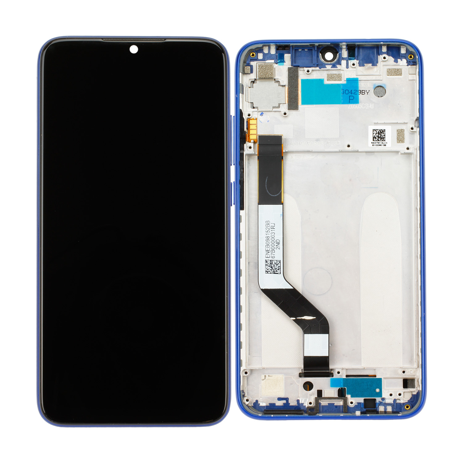 Xiaomi Redmi Note 7 LCD Display, Blue Serviceware