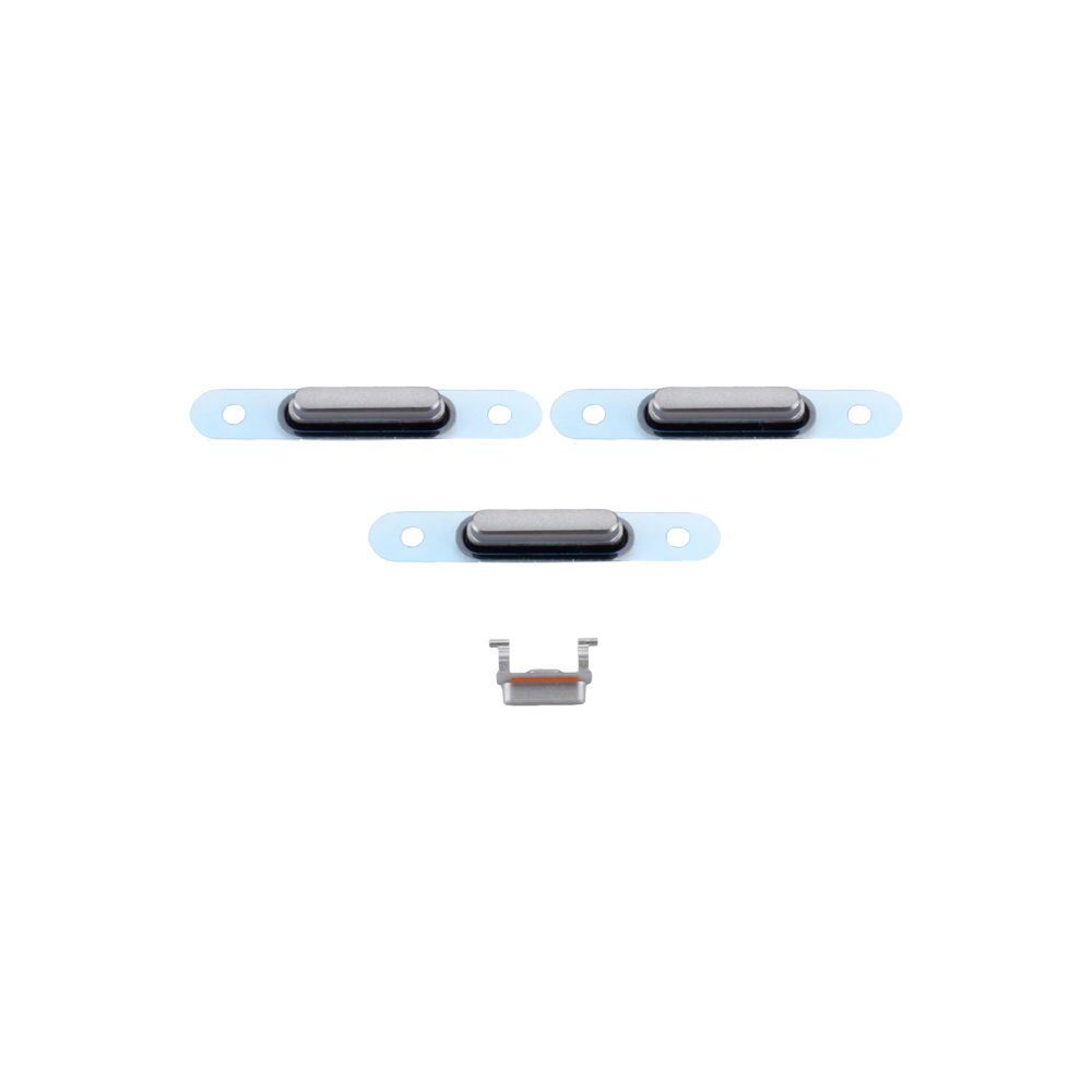 Button Set with Volume, Mute and Power Button compatible with iPhone 6 Gray