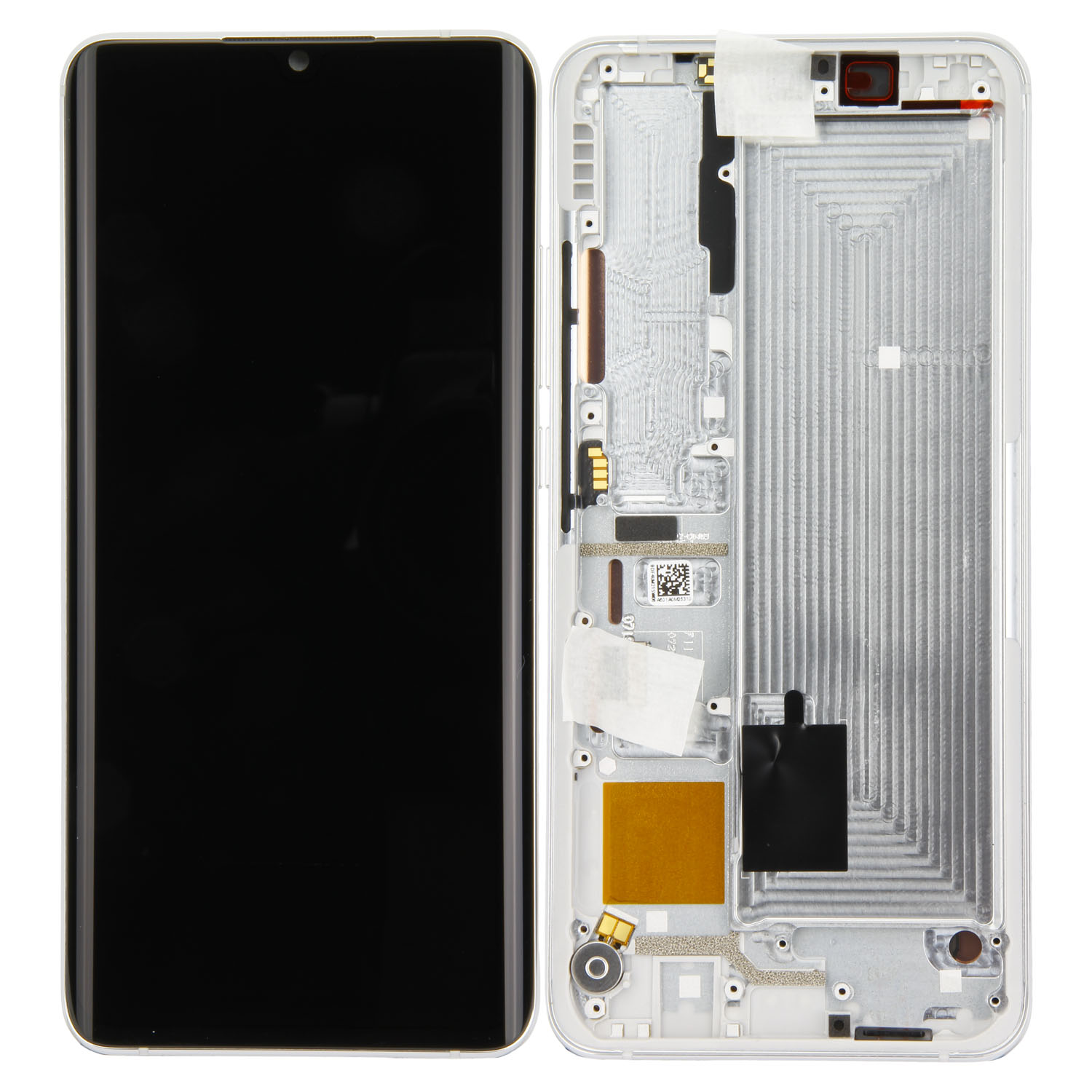 Xiaomi Mi Note 10  (M1910F4G), Mi Note 10 Pro (M1910F4S) LCD Display, Glacier White, Serviceware