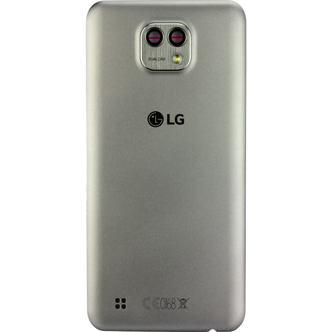 LG X Cam K580 Battery Cover, Titan Silver
