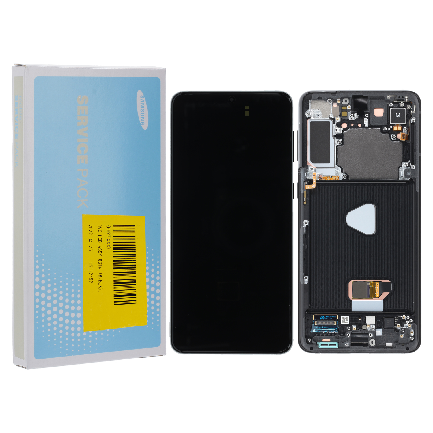 Samsung Galaxy S21+ G996B/DS LCD Display Phantom Black (without Battery / Front Camera) Service Pack