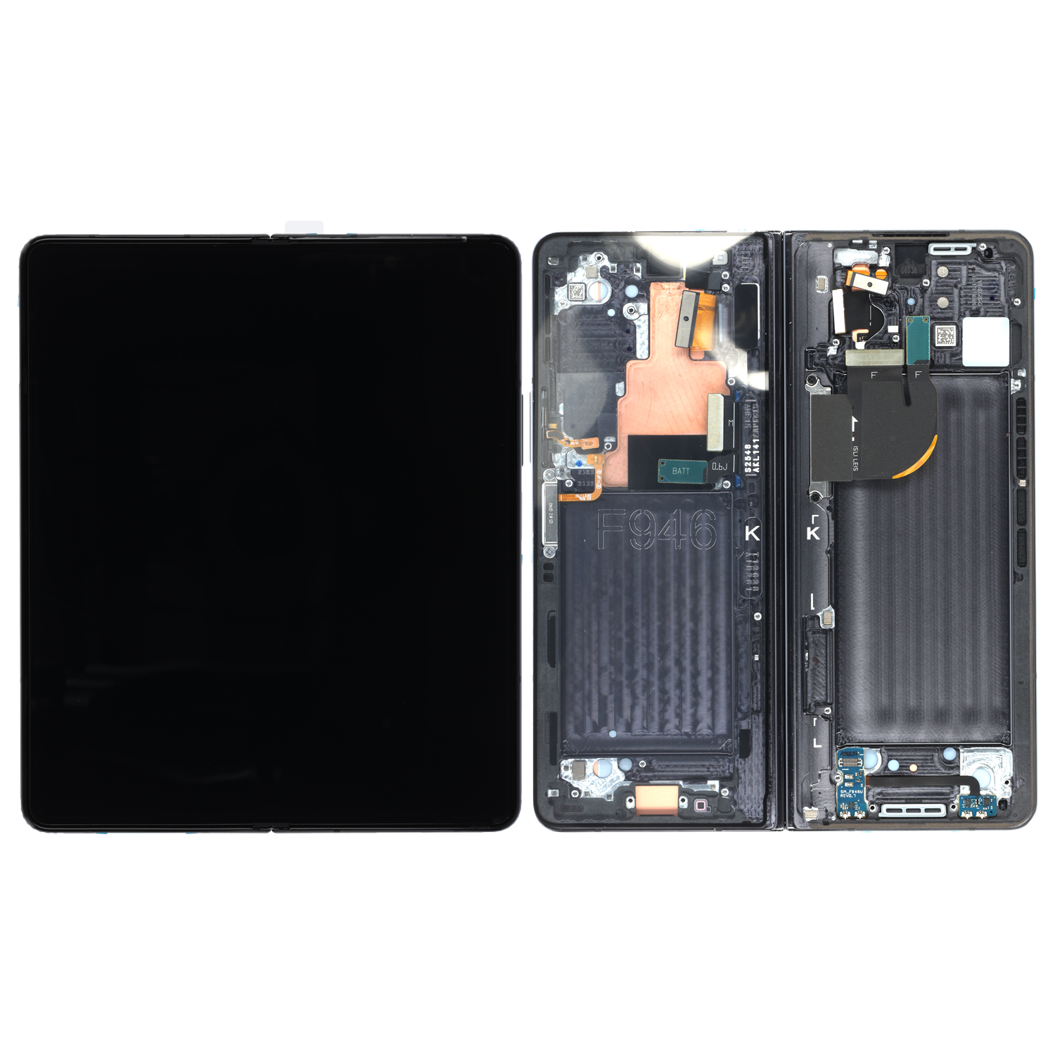 Samsung Galaxy Z Fold5 (SM-F946B) LCD Display, Phantom Black