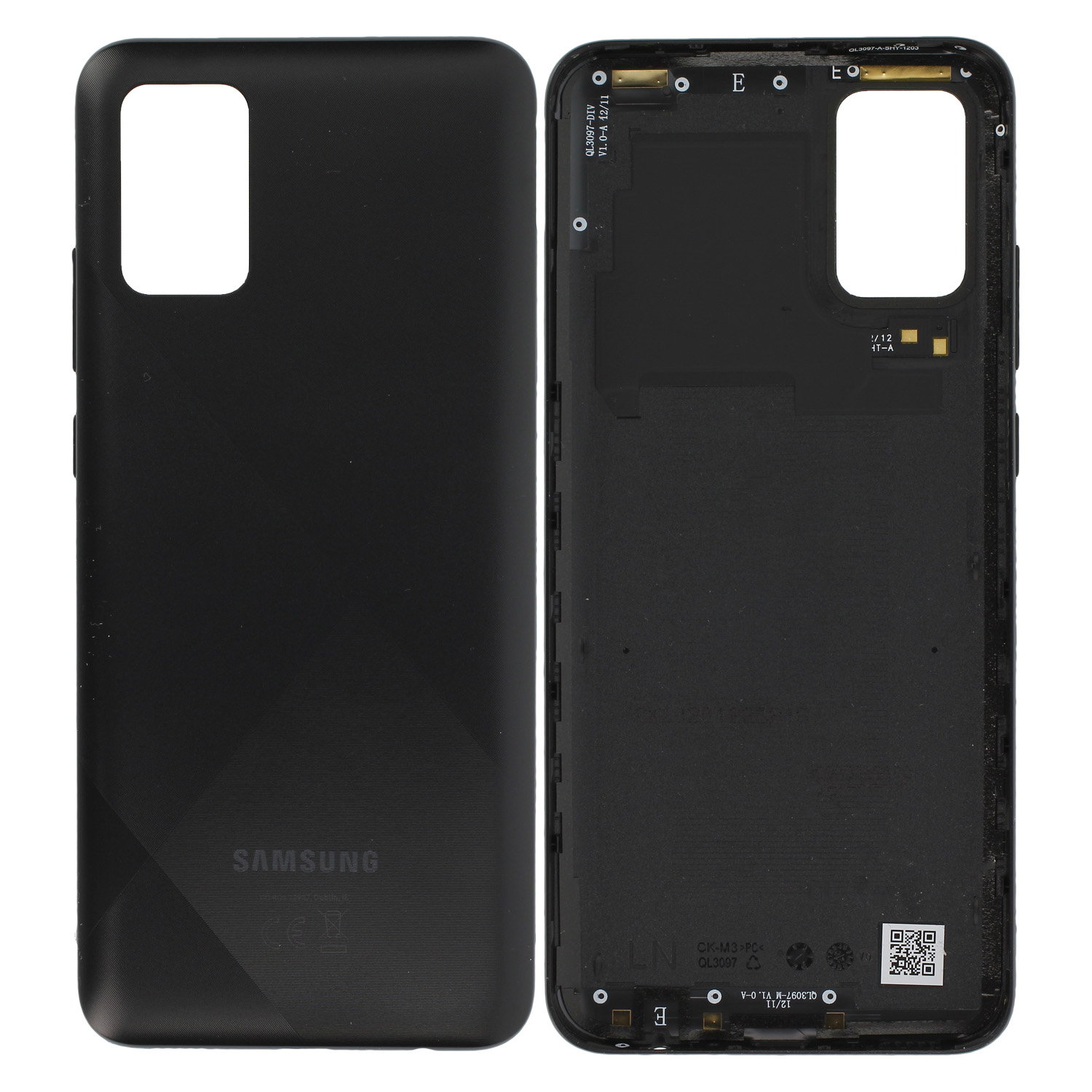 Samsung Galaxy A02s A025G Battery Cover, Black Servicepack