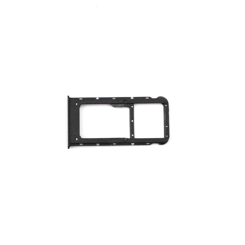 Sim Tray compatible with Huawei P Smart (Dual Sim), Black