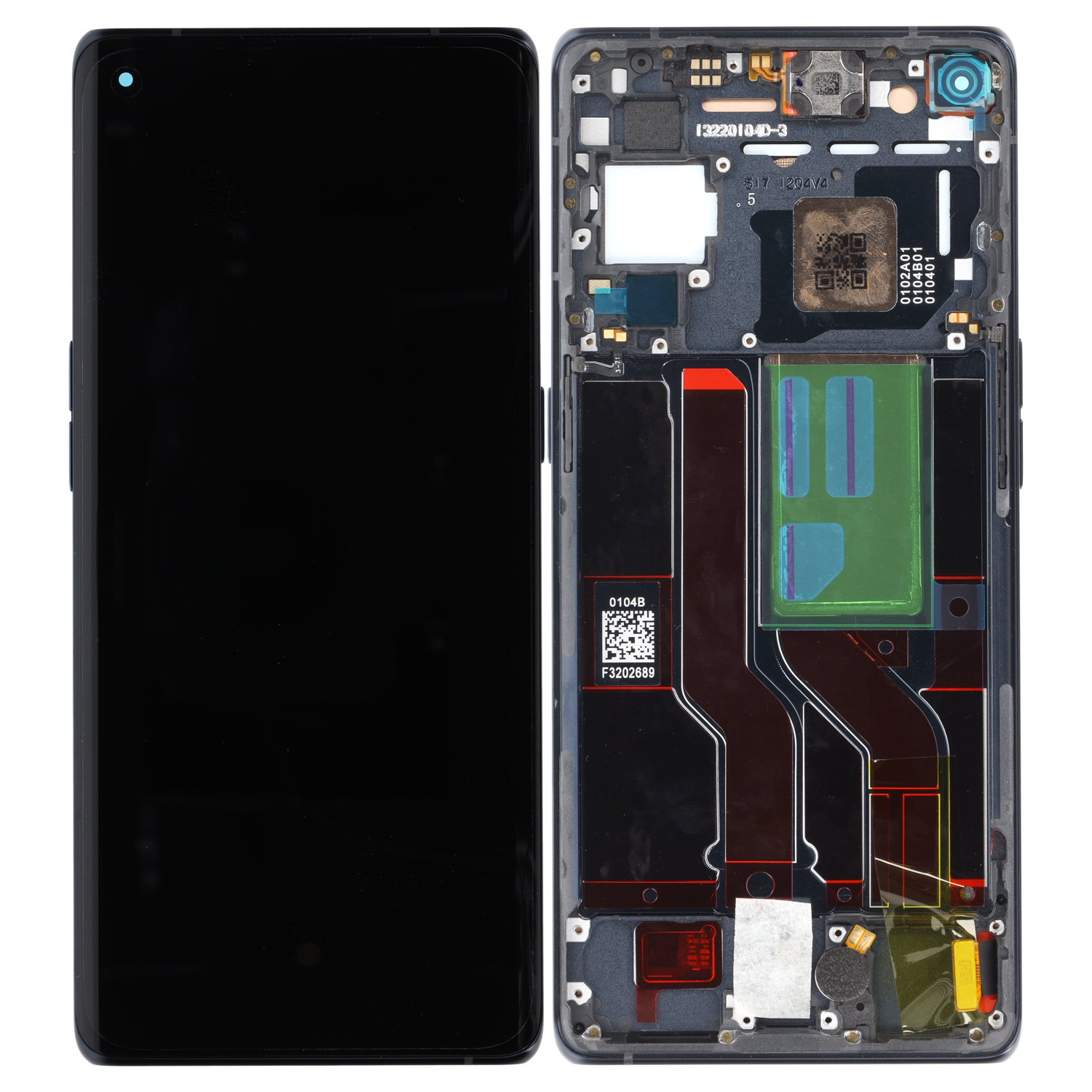 Oppo Reno 5 Pro 5G / Find X3 Neo Pro LCD Display Starlight Black