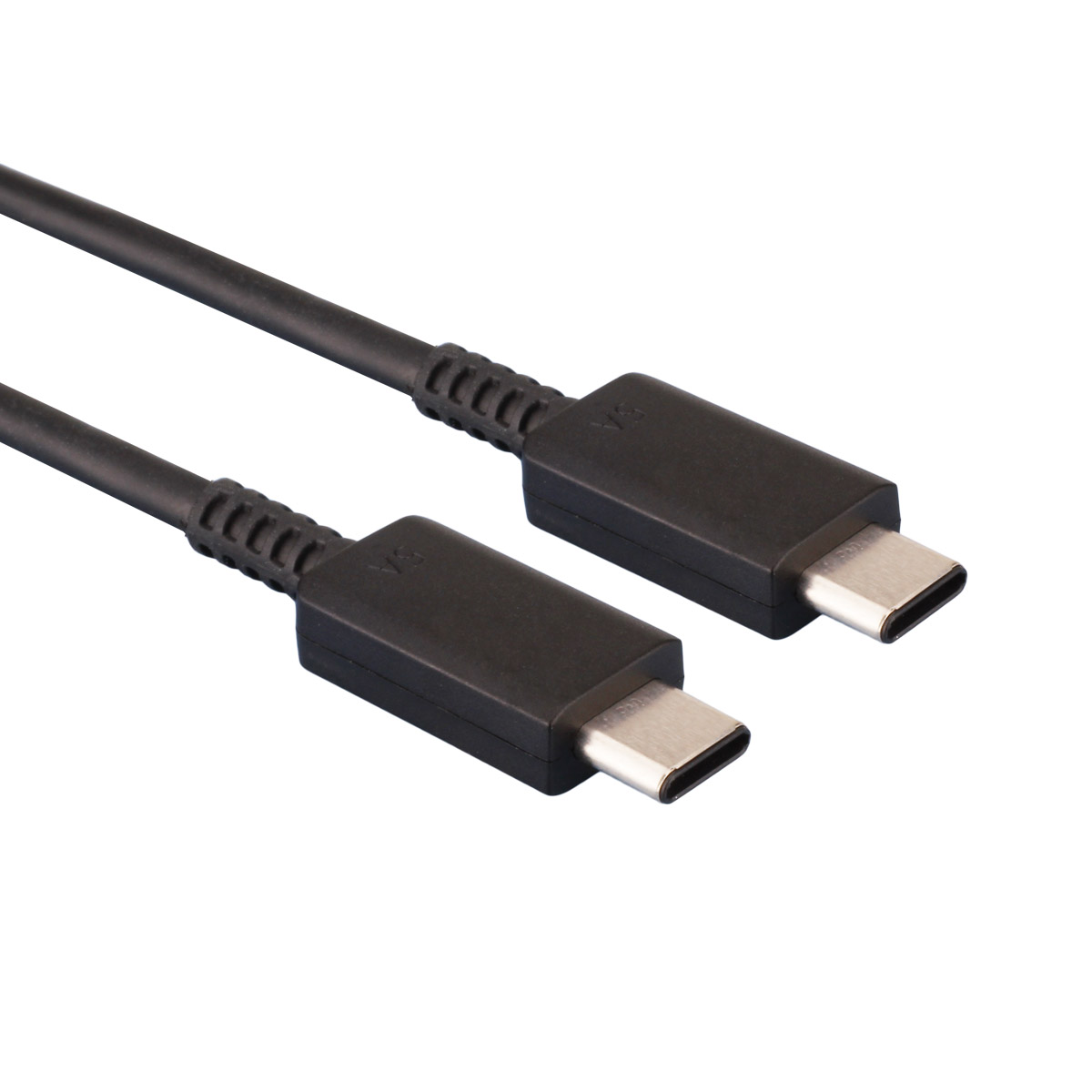 Datenkabel Kompatibel für Samsung EP-DA705BBE USB Typ-C zu USB Typ-C, Schwarz, Bulk