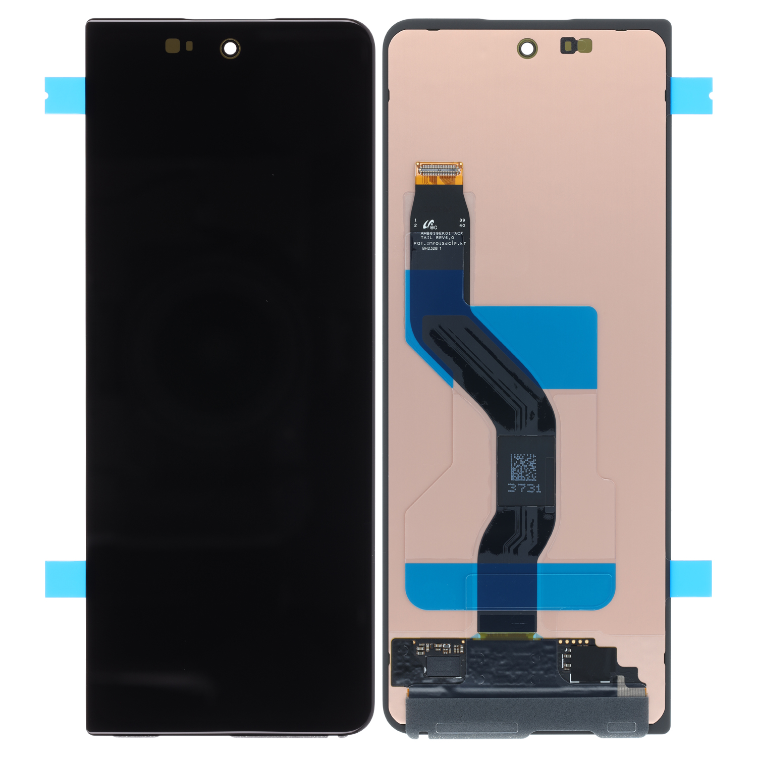 Samsung Galaxy Z Fold5 (SM-F946B) LCD Display SUB, Schwarz