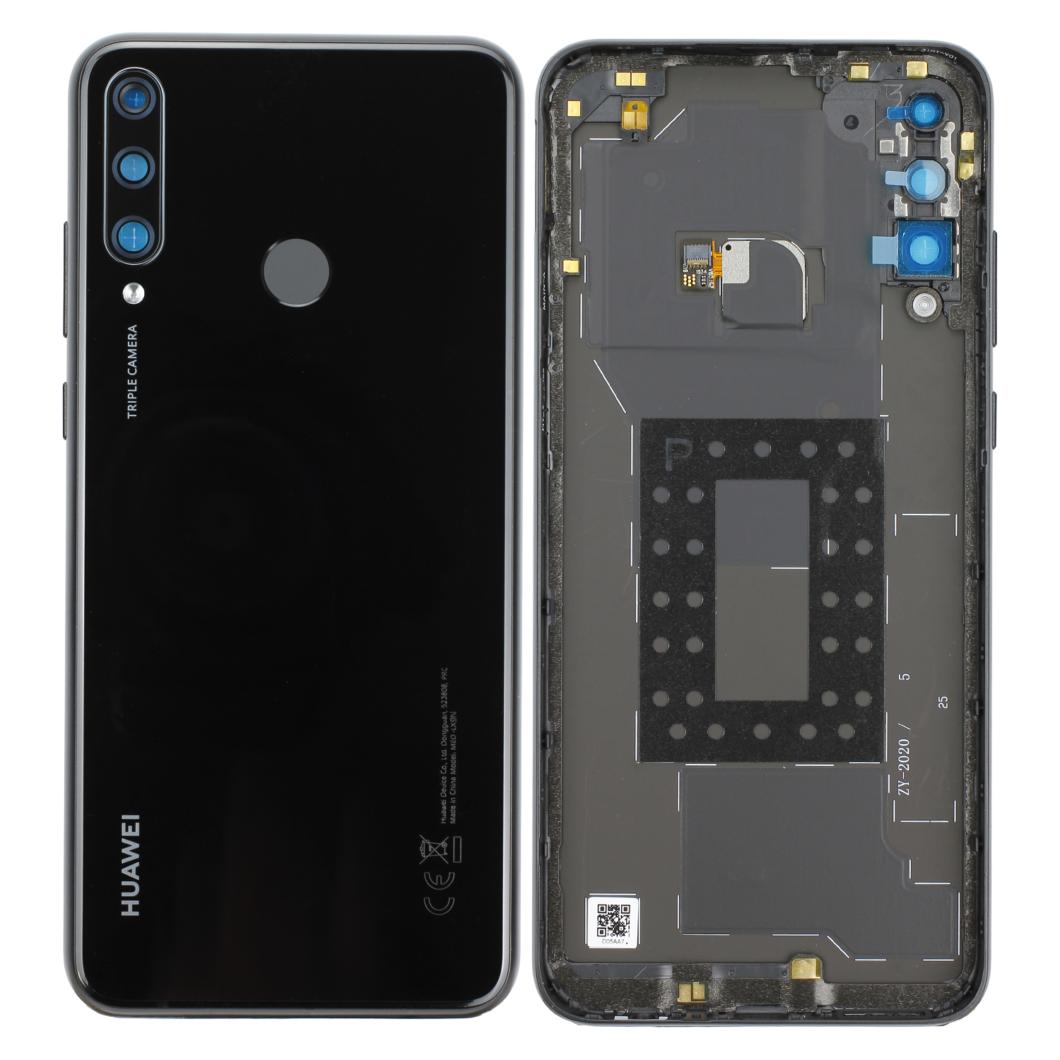 Huawei Y6P (2020) Battery Cover Black Service Pack