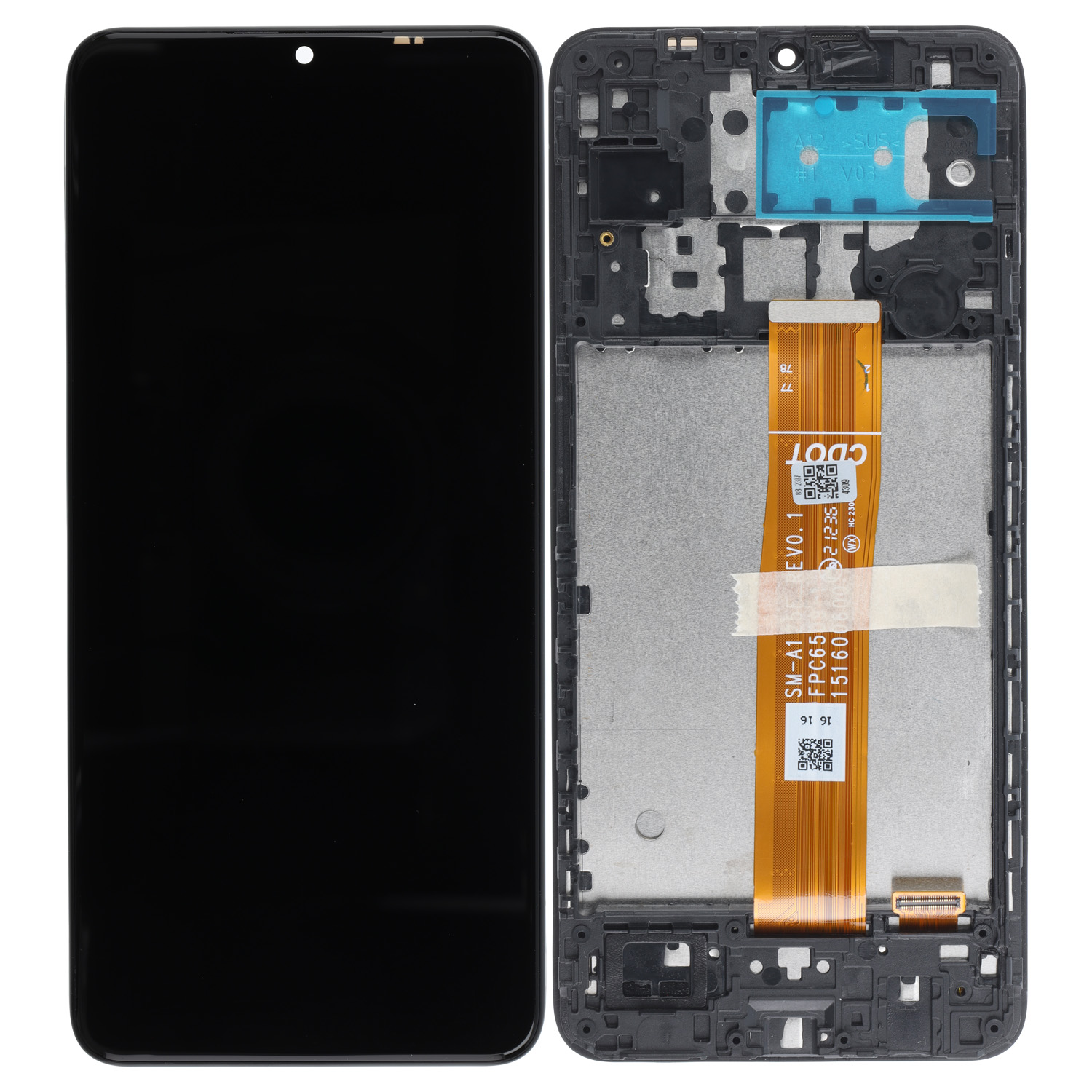 LCD Display Compatible to Samsung Galaxy A12 (A125F) with Frame INCELL