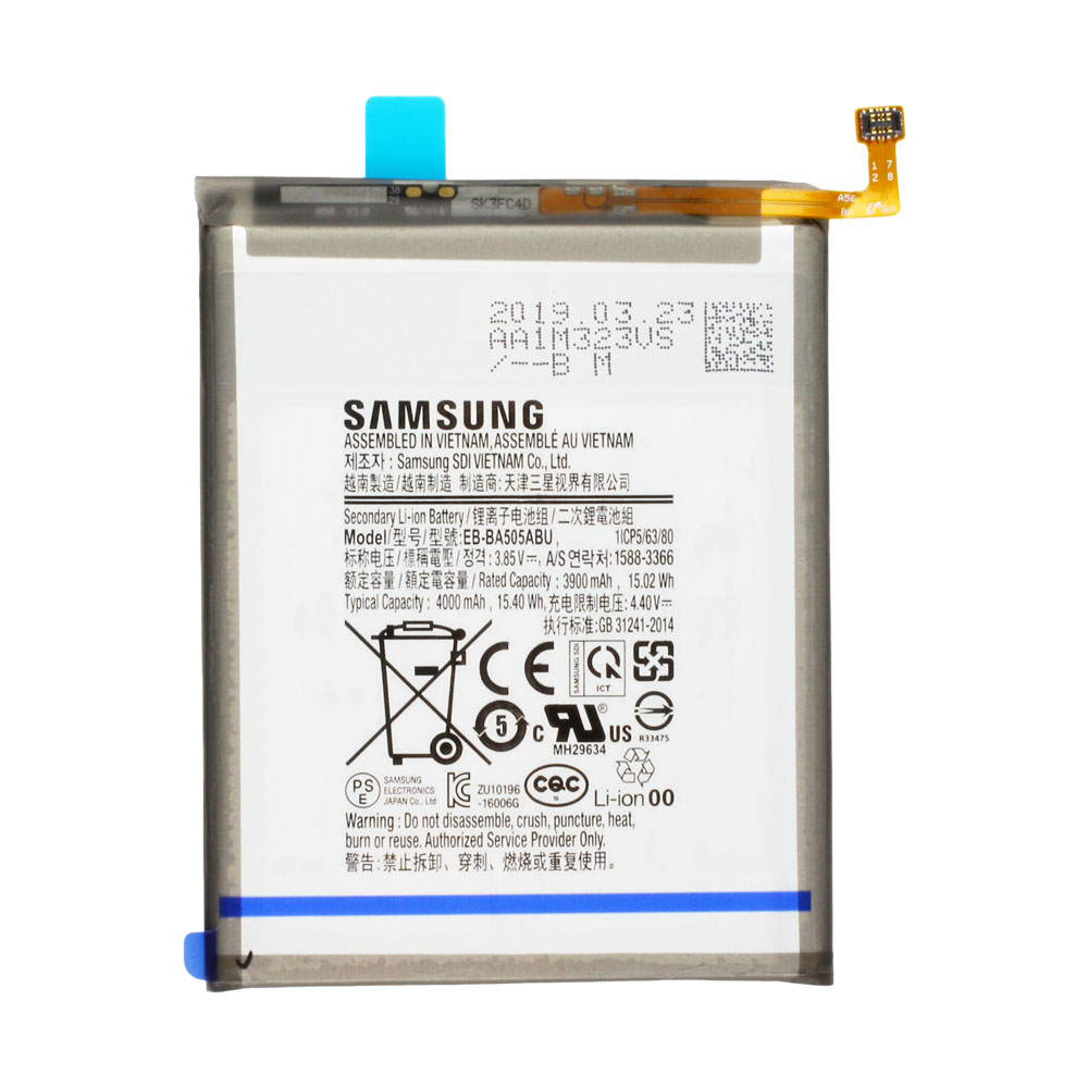 Samsung Galaxy A50 A505F, A30s A307F,  A20 A205F, A23 A235  Battery EB-BA505ABU