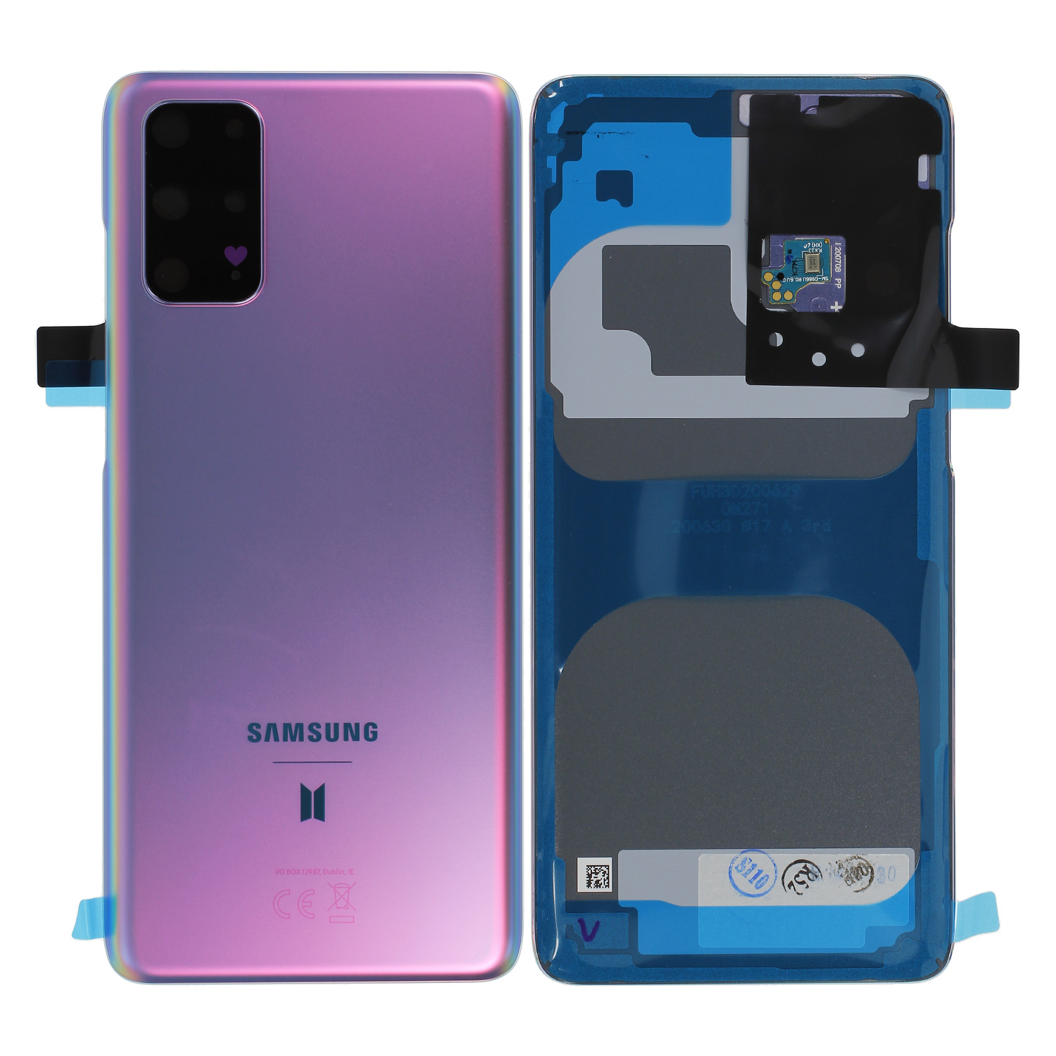 Samsung Galaxy S20+ G985F / S20 5G G986B Akkudeckel, BTS Edition Lila, Serviceware