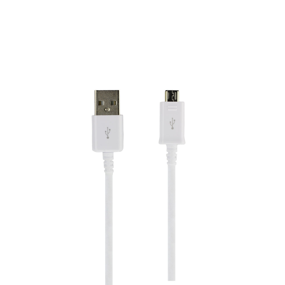 Micro USB Datenkabel kompatibel für Samsung ECB-DU4AWE, Weiß 1M