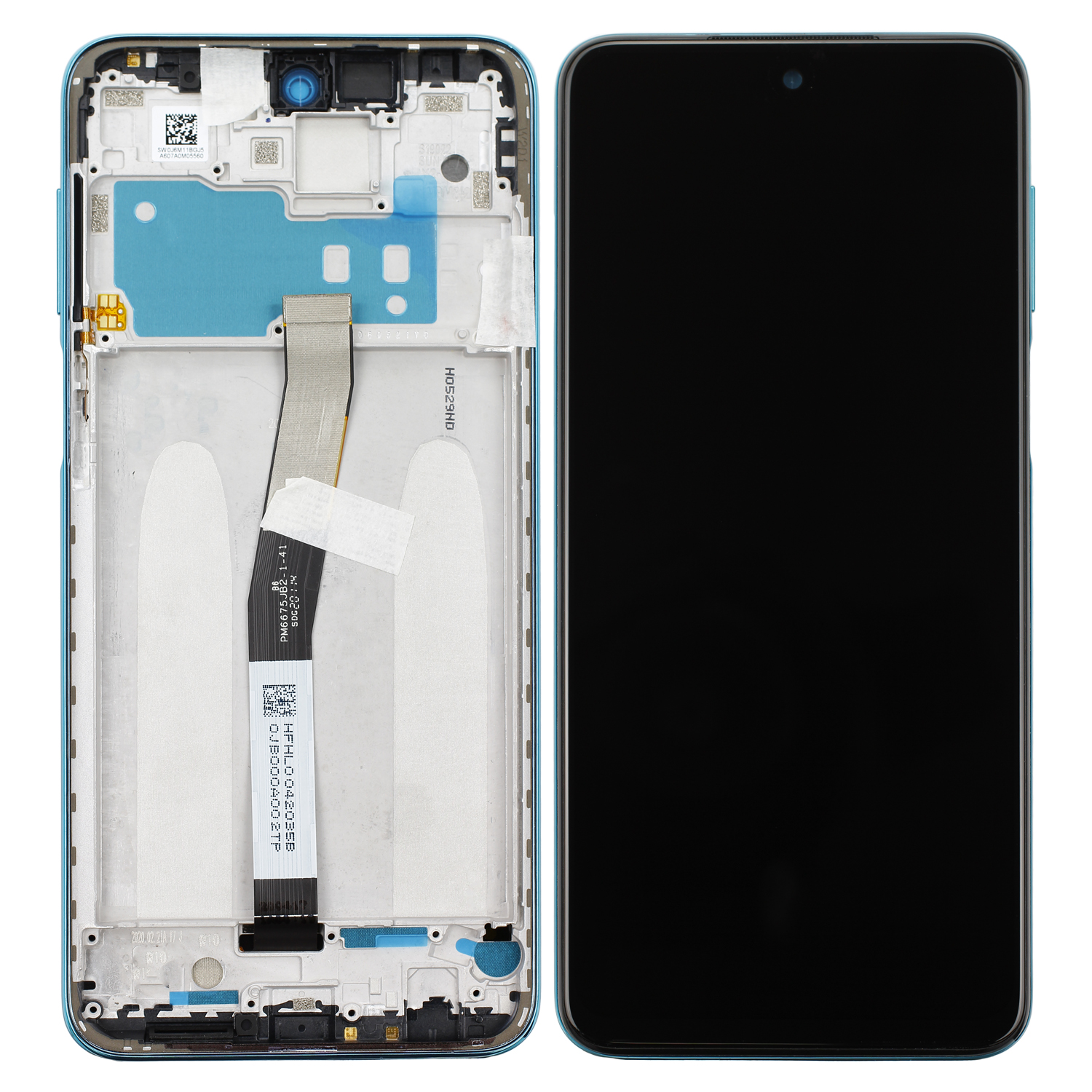 Xiaomi Redmi Note 9 Pro LCD Display, Service Part Tropical Green