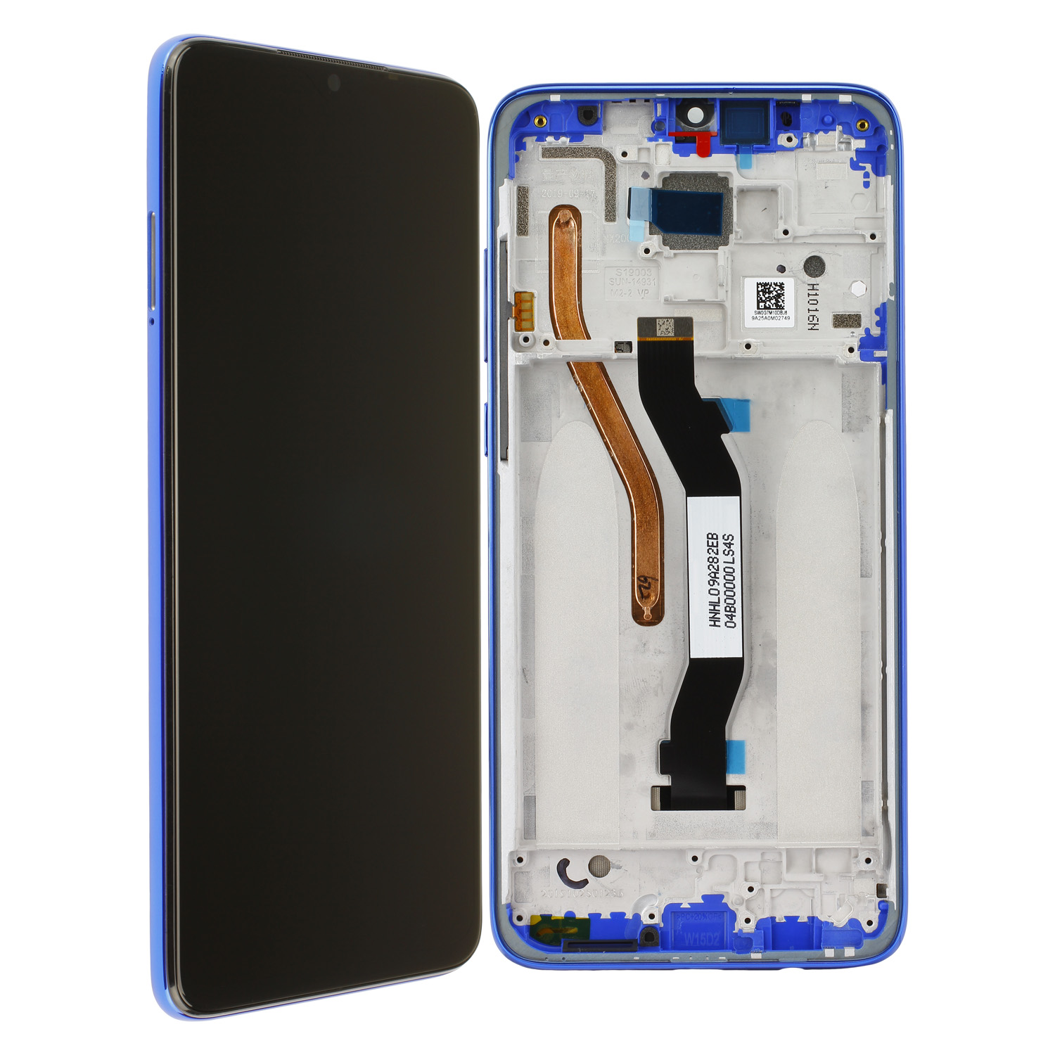 Xiaomi Redmi Note 8 Pro  LCD Display, Blau Serviceware