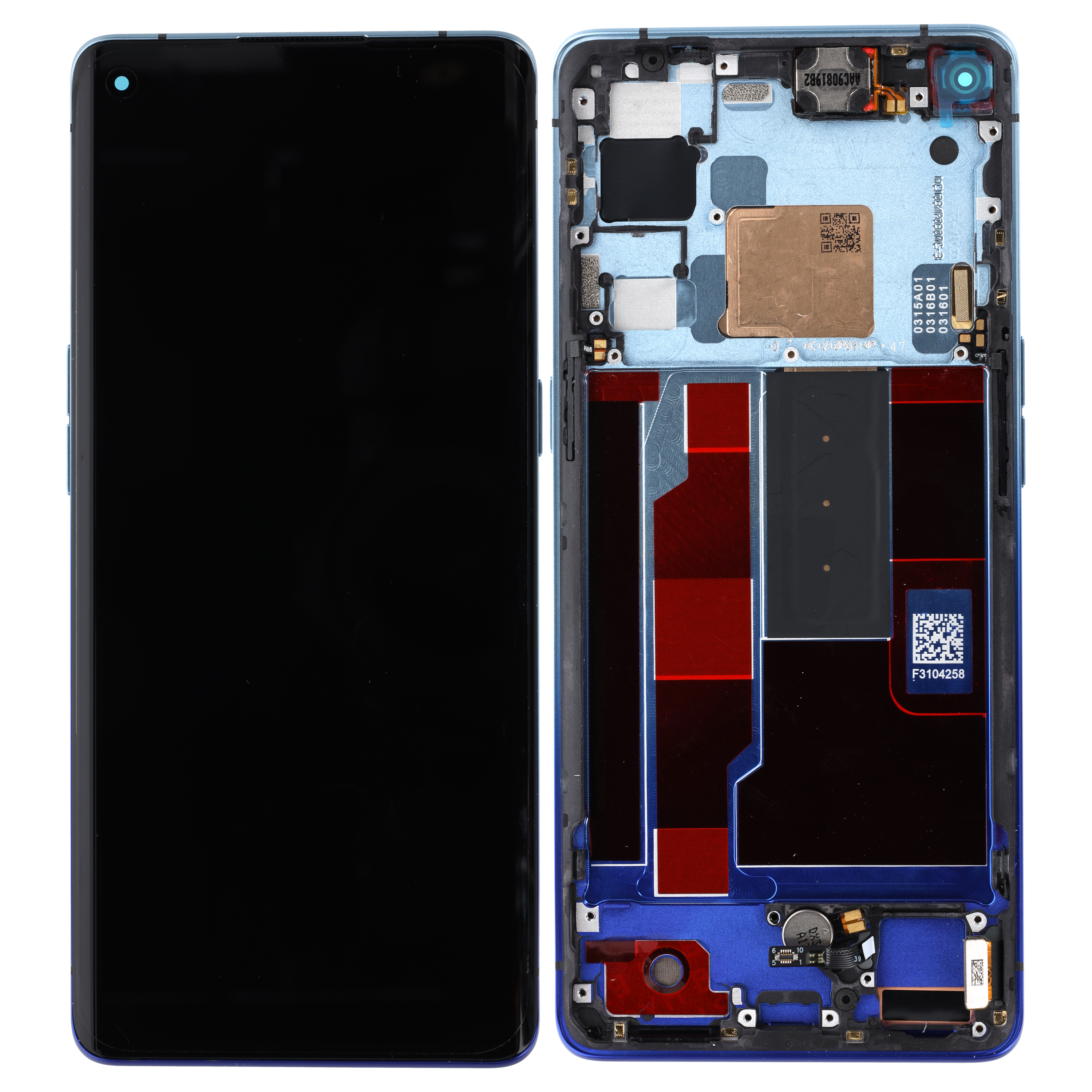 Oppo Find X2 Neo (CPH2009) LCD Display, StarryBlue