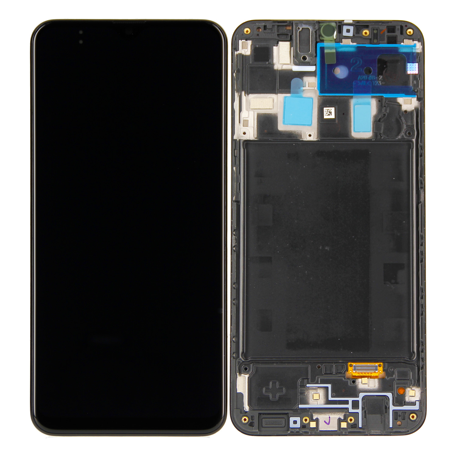 Samsung Galaxy A20 A205F LCD, Black Servicepack