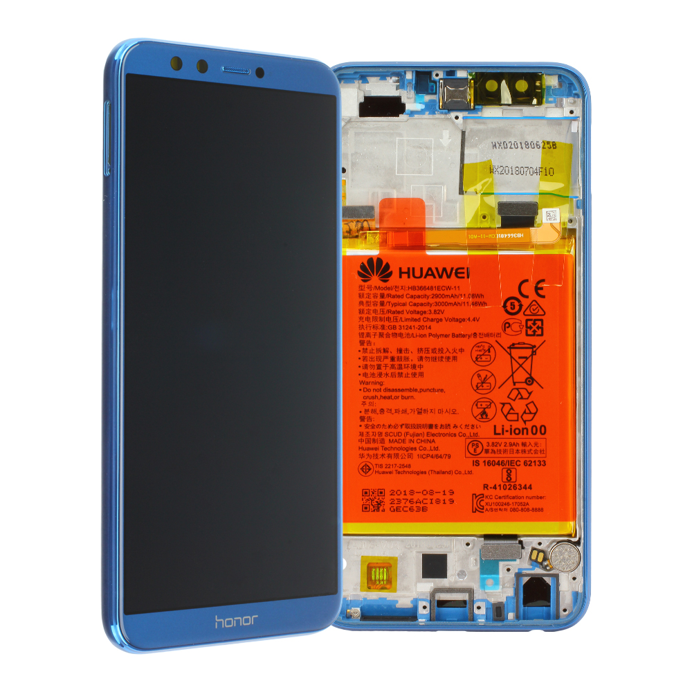 Huawei Honor 9 Lite LLD-L31 LCD Display, Blau (Serviceware)