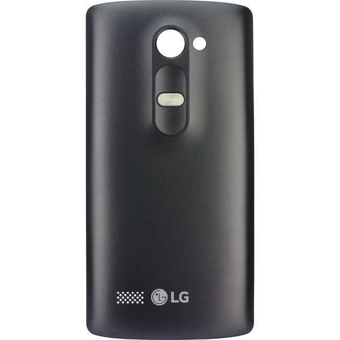 LG Leon LTE H340N Akkudeckel NFC, Schwarz Titan