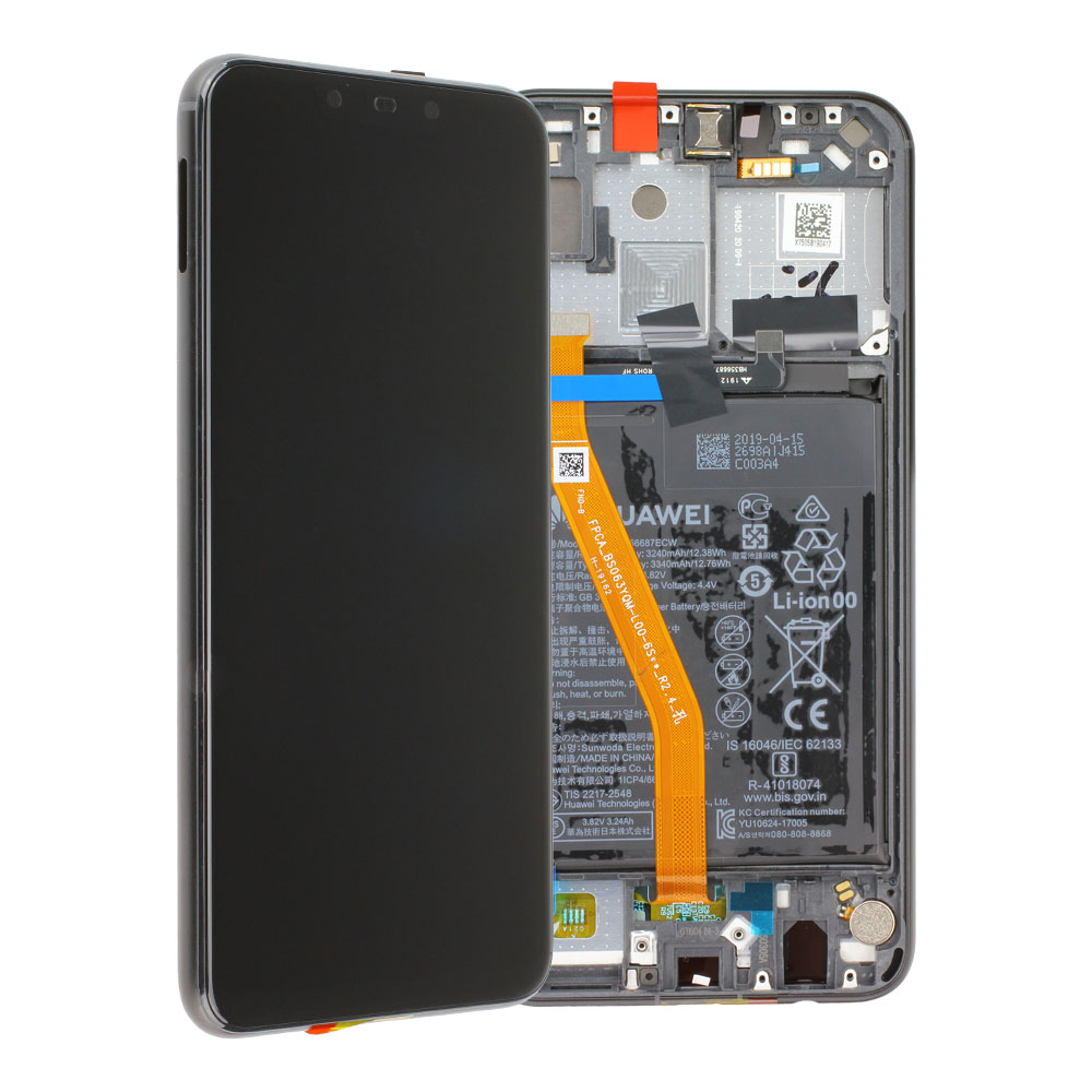 Huawei P Smart Plus INE-LX1 LCD Display, Schwarz (Serviceware)