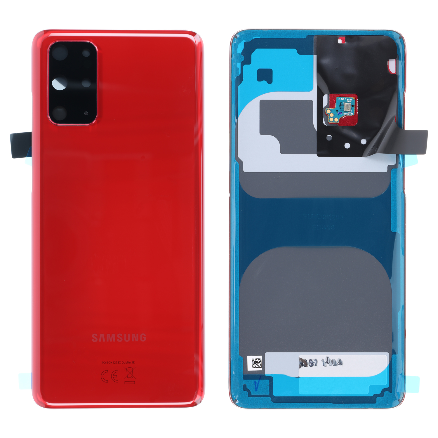Samsung Galaxy S20+ G985F / S20+ 5G G986B Akkudeckel, Aura Red Serviceware