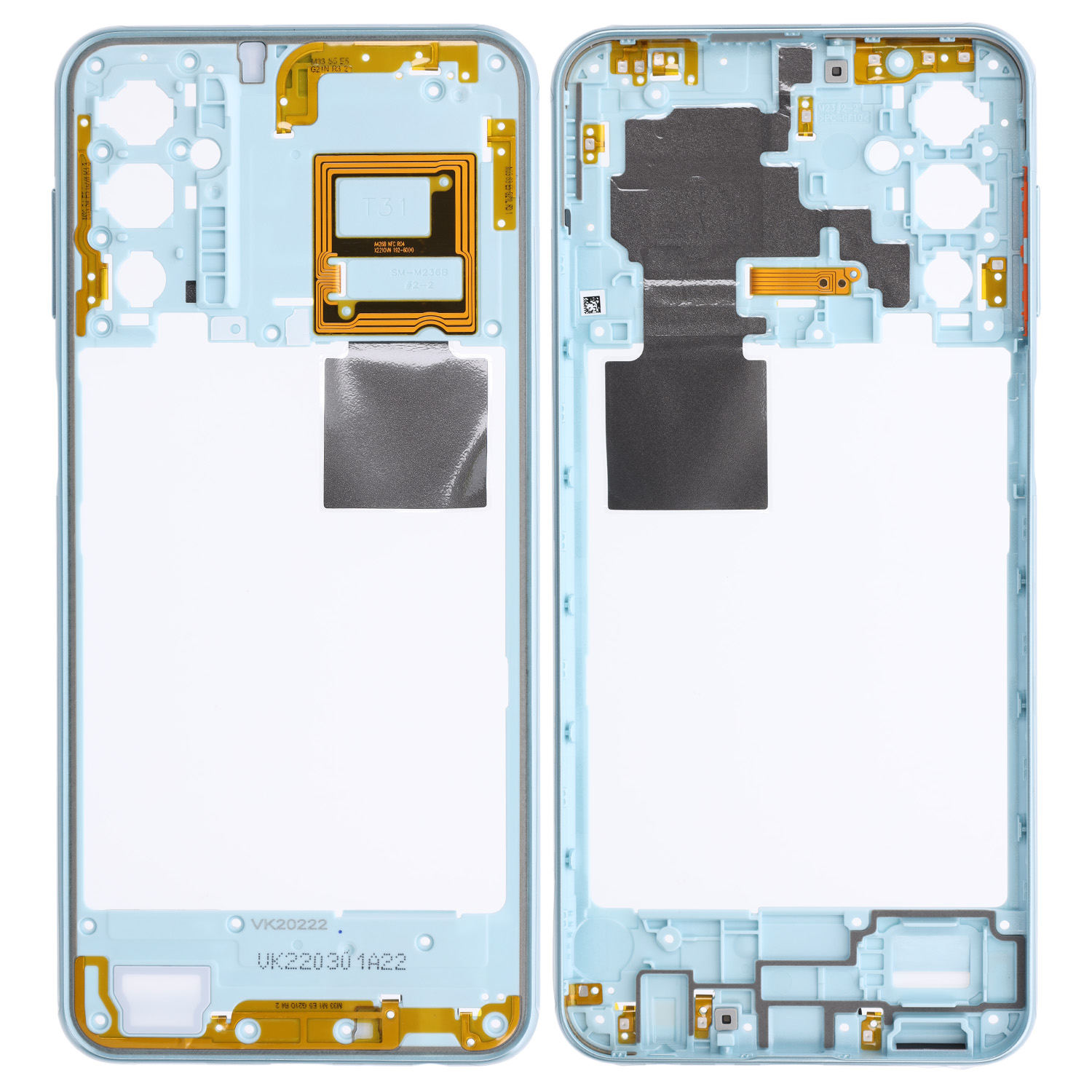 Samsung Galaxy M23 5G M236B Mittelrahmen Hellblau