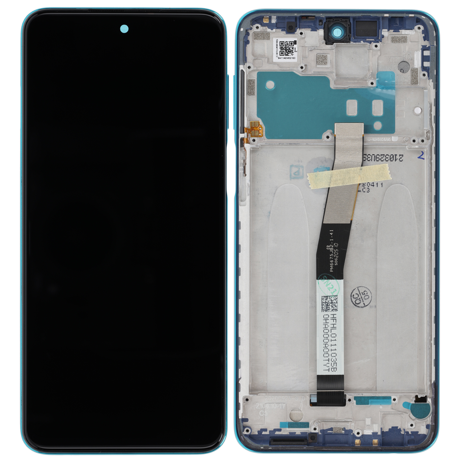 Xiaomi Redmi Note 9 Pro LCD Display, Blue ServicePack