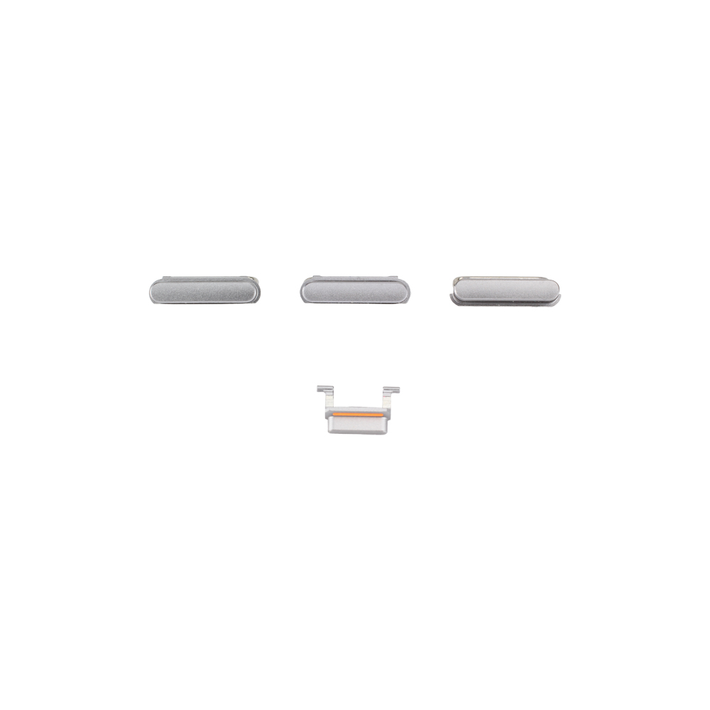 Button Set with Volume, Mute and Power Button compatible with iPhone 6S Gray